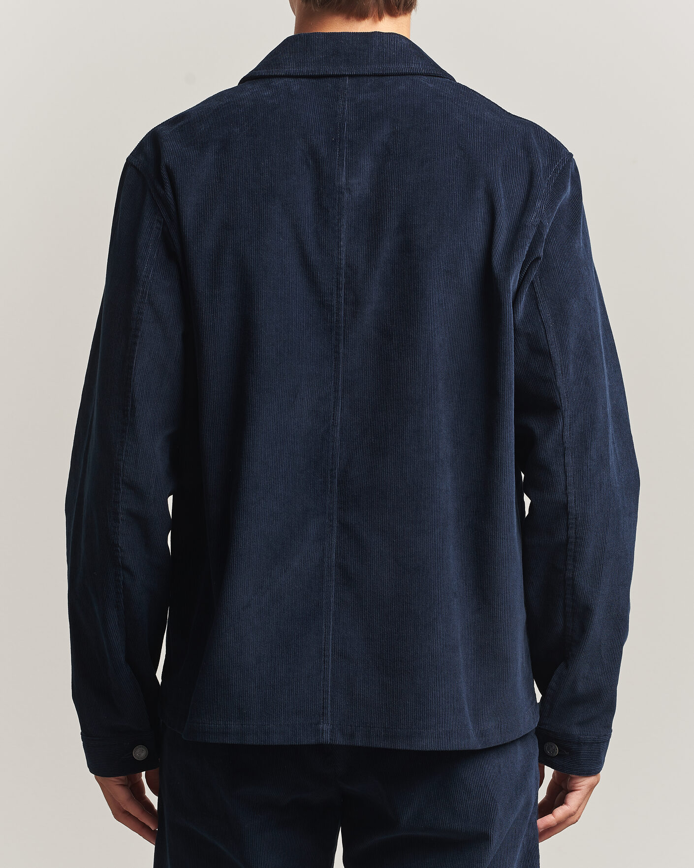 Hombres | Camisas | A.P.C. | New Rodney Corduroy Overshirt Dark Navy