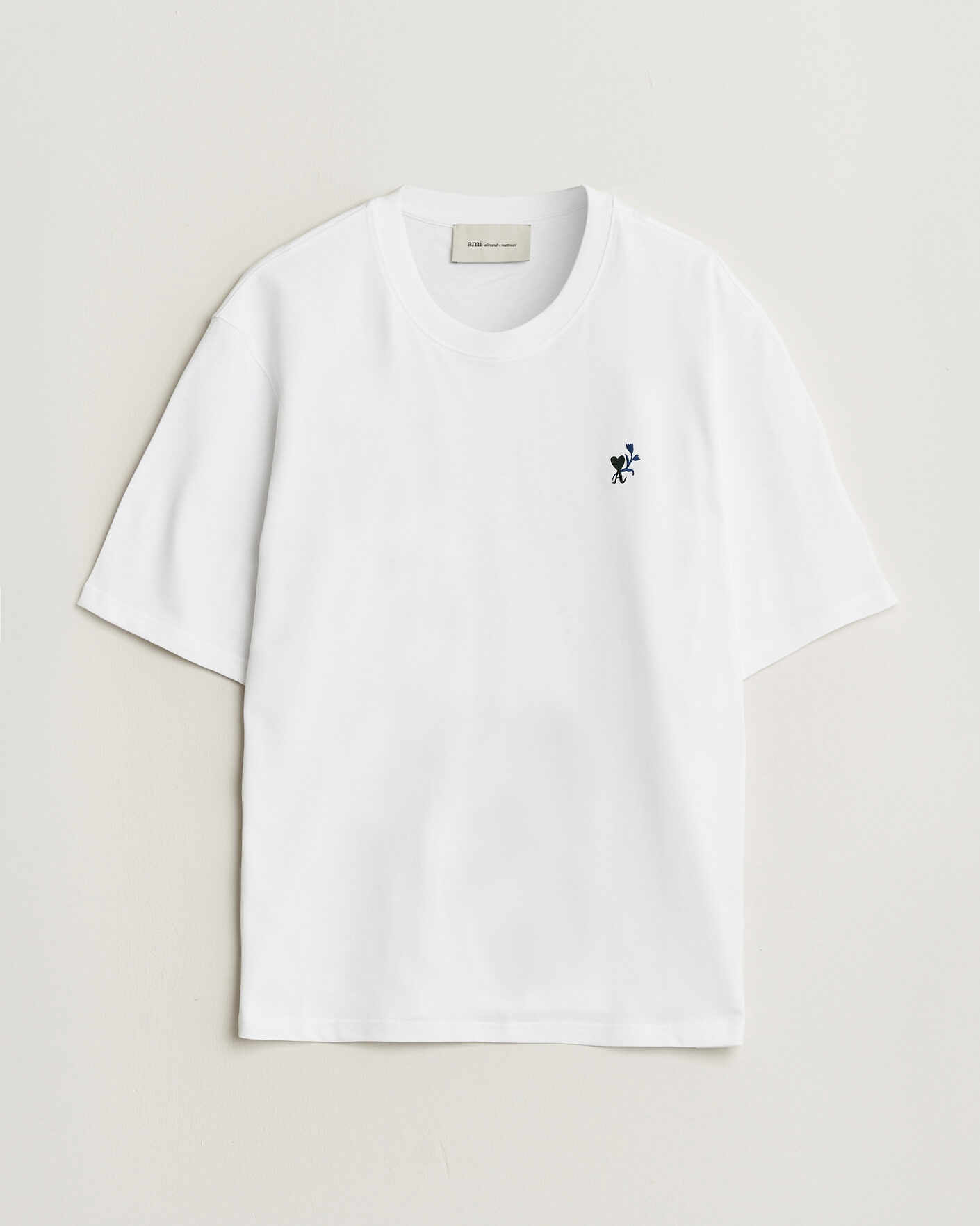 Hombres | Camisetas | AMI | Tulip Logo T-Shirt White