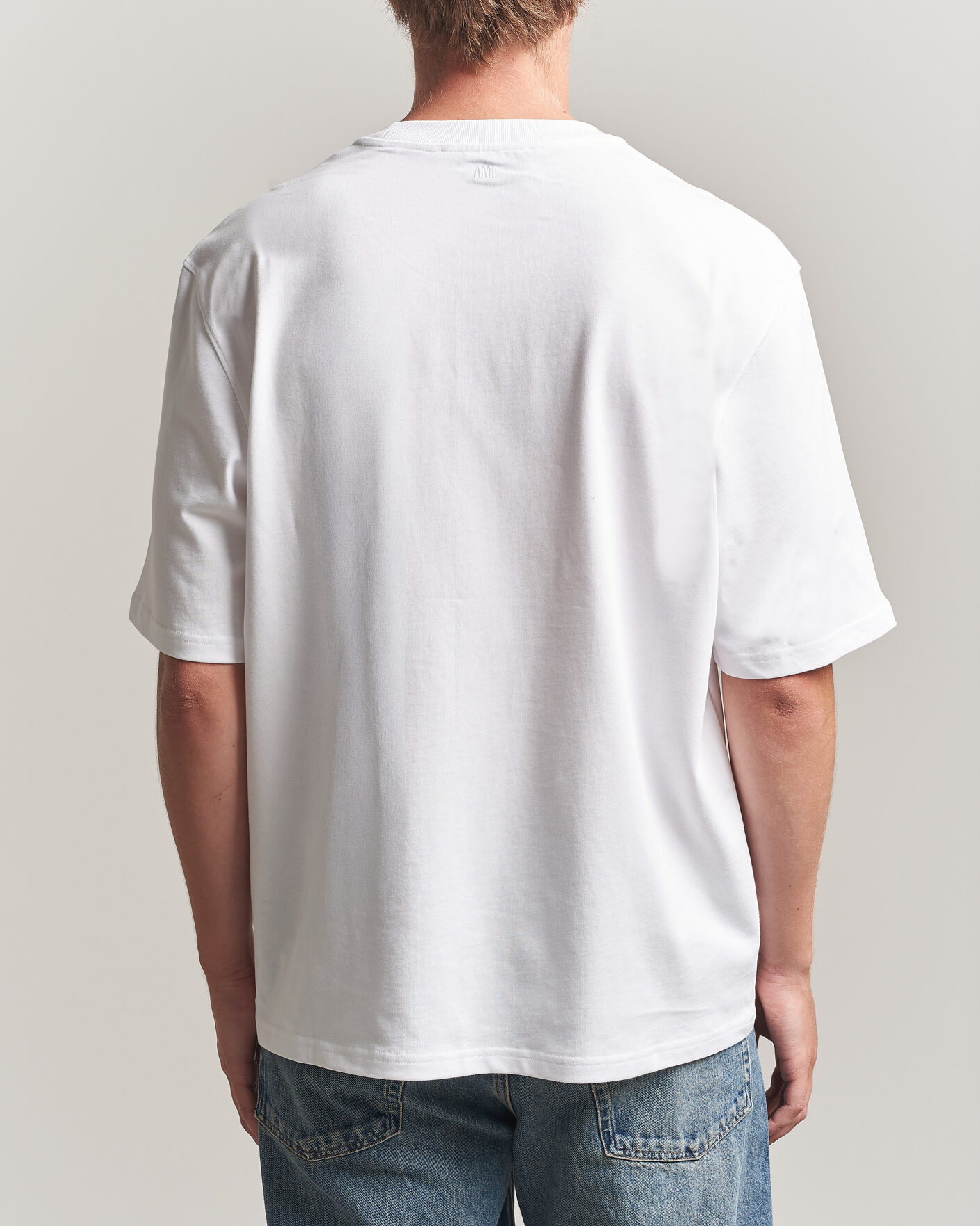 Hombres | Camisetas | AMI | Tulip Logo T-Shirt White