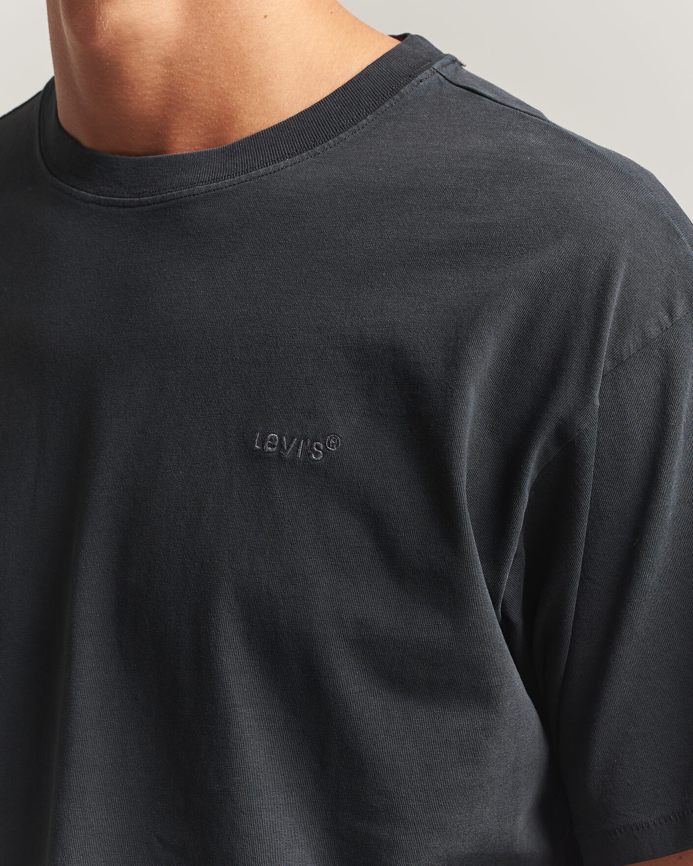 Hombres | Camisetas | Levi's | Red Tab Vintage T-Shirt Weathered Finish Jet Black