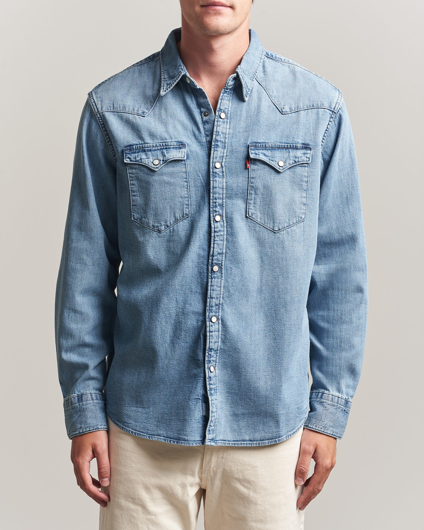 Hombres | Camisas | Levi's | Barstow Western Standard Shirt Blue Sky Mountain Light
