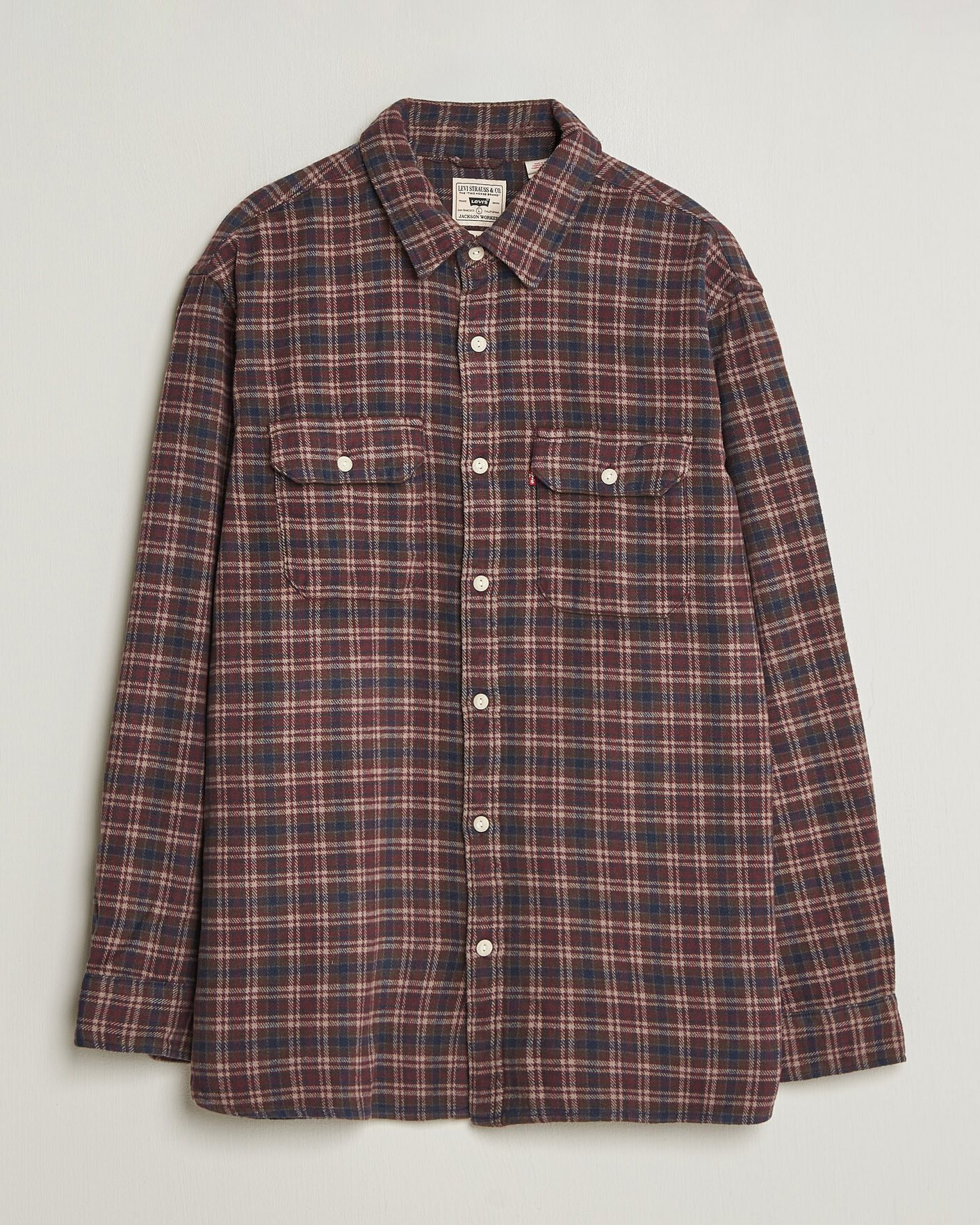 Hombres | Camisas | Levi's | Jackson Worker Shirt Vineyard Wine