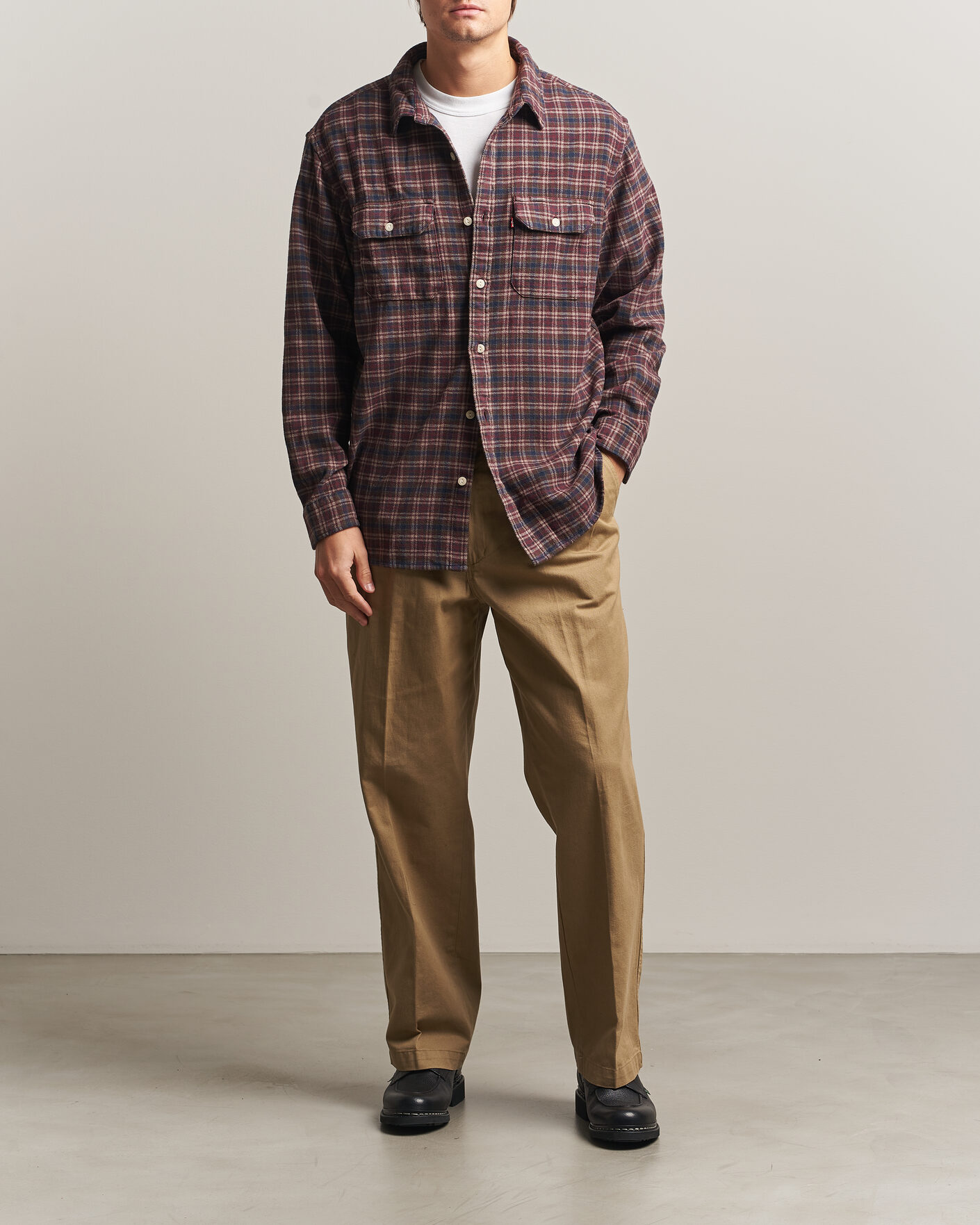 Hombres | Camisas | Levi's | Jackson Worker Shirt Vineyard Wine