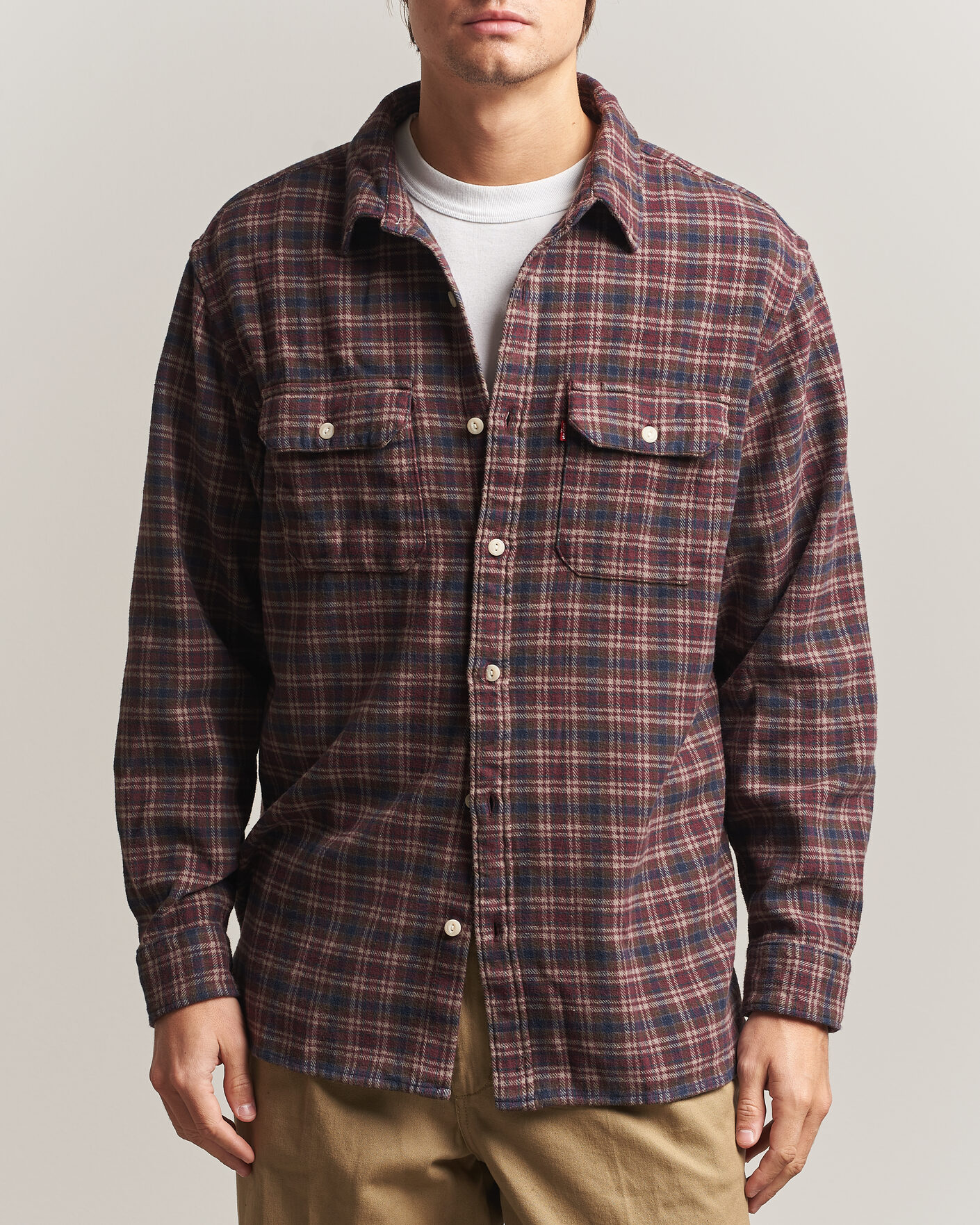 Hombres | Camisas | Levi's | Jackson Worker Shirt Vineyard Wine