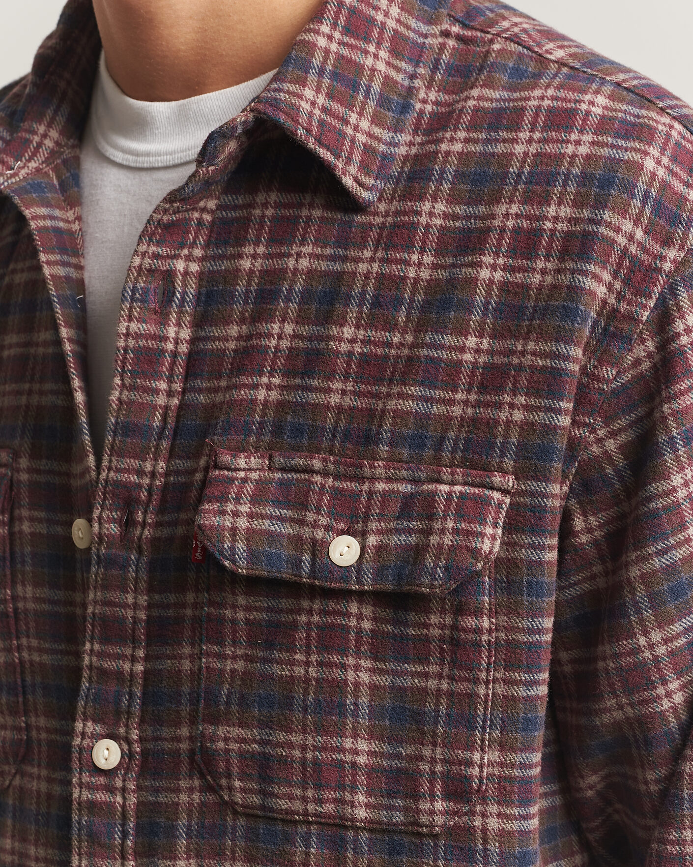 Hombres | Camisas | Levi's | Jackson Worker Shirt Vineyard Wine