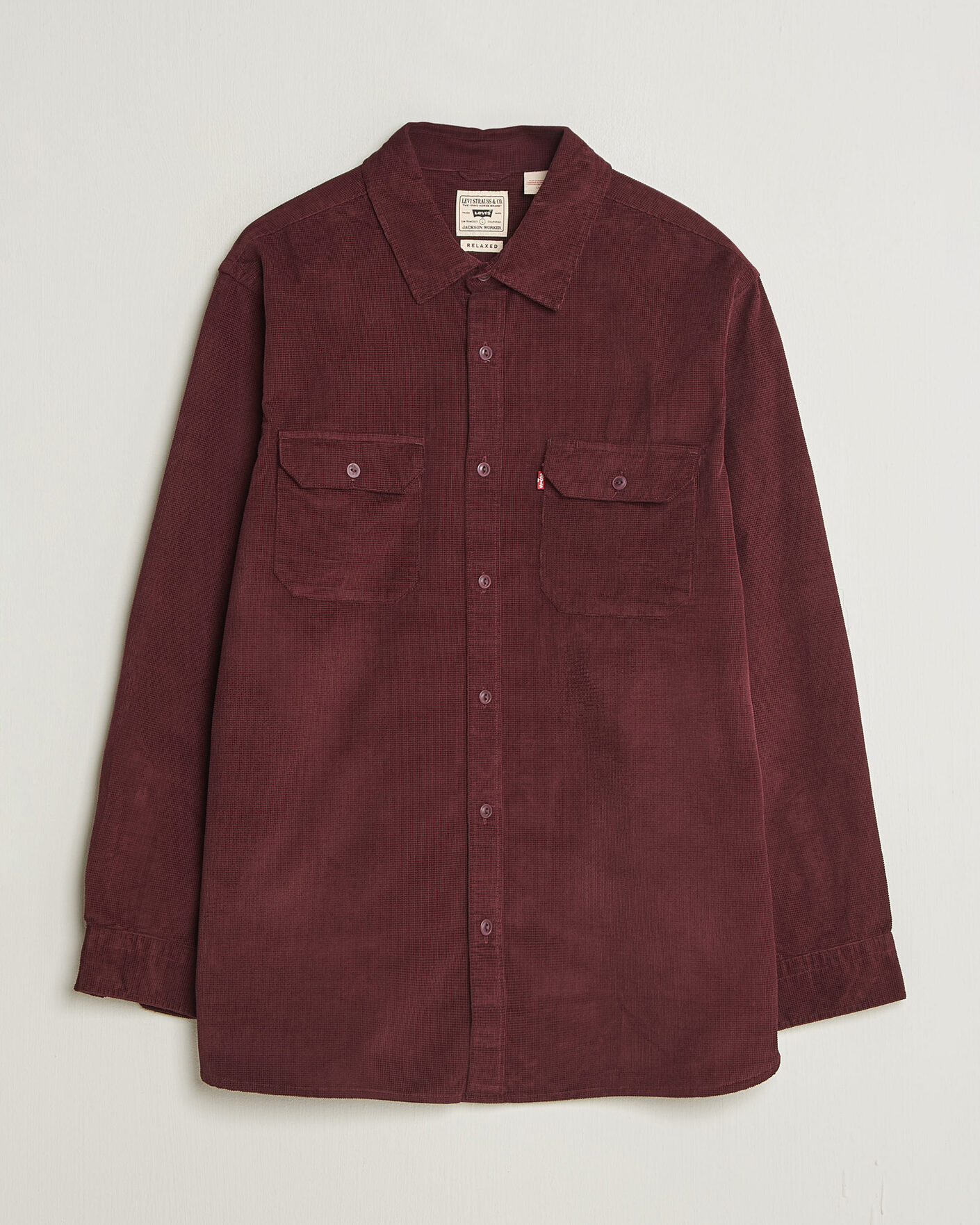 Hombres | Camisas | Levi's | Jackson Corduroy Worker Shirt Vineyard Wine