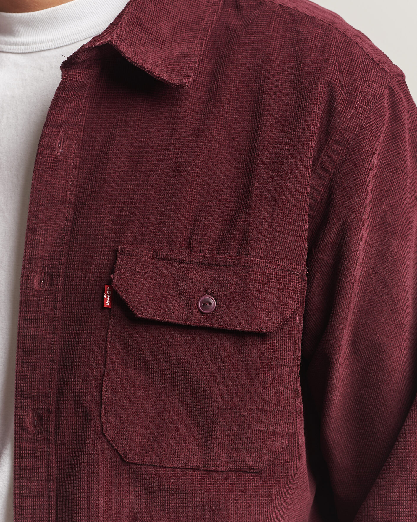 Hombres | Camisas | Levi's | Jackson Corduroy Worker Shirt Vineyard Wine