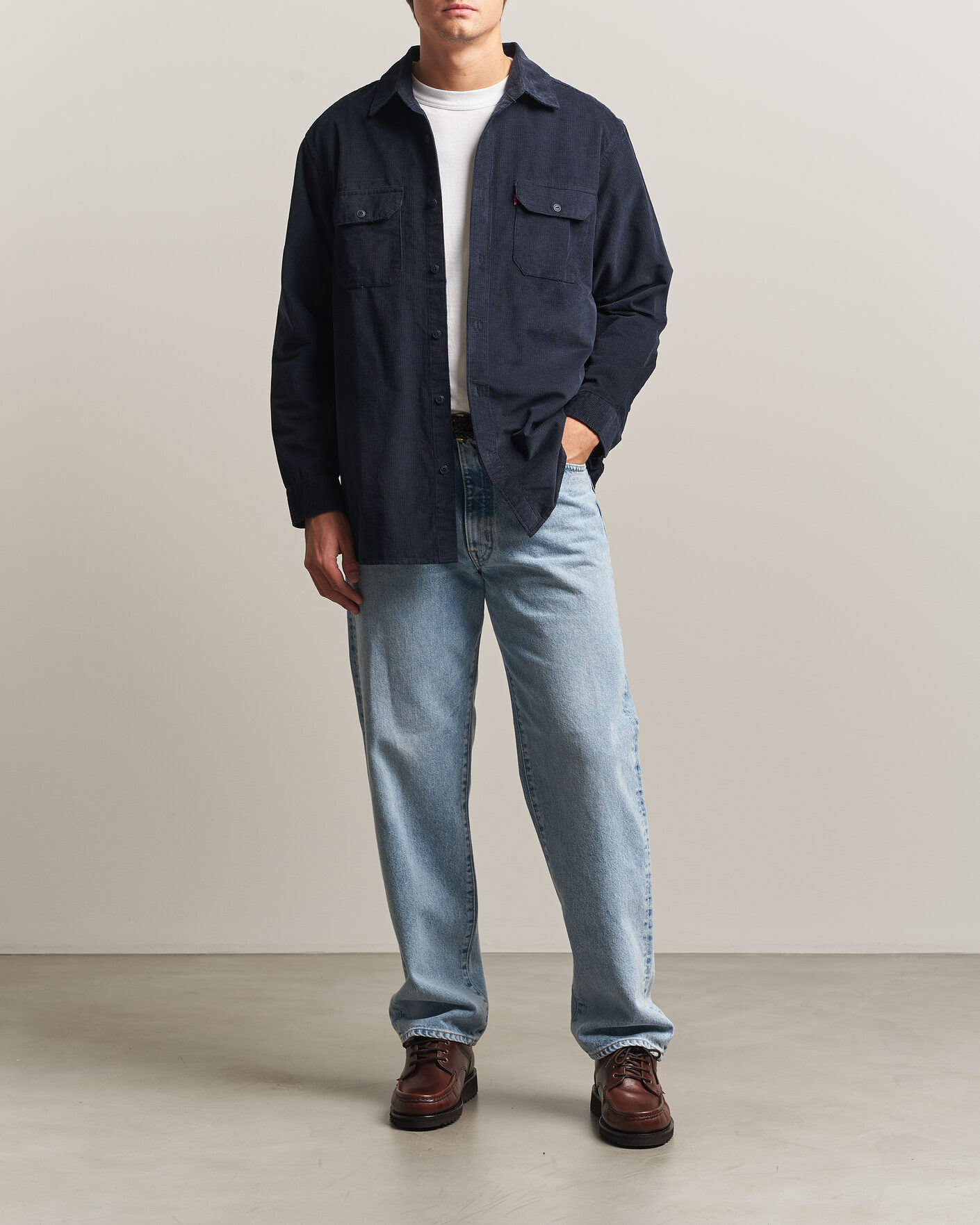 Hombres | Camisas | Levi's | Jackson Corduroy Worker Shirt Nightfall Navy