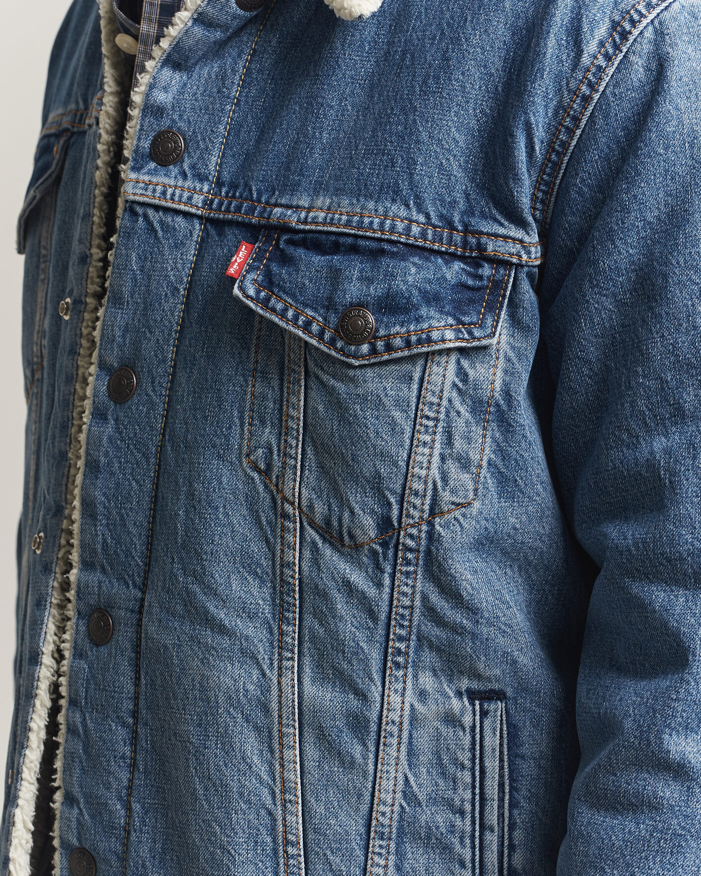 Hombres | Abrigos y chaquetas | Levi's | Type 3 Sherpa Trucker Washed Away