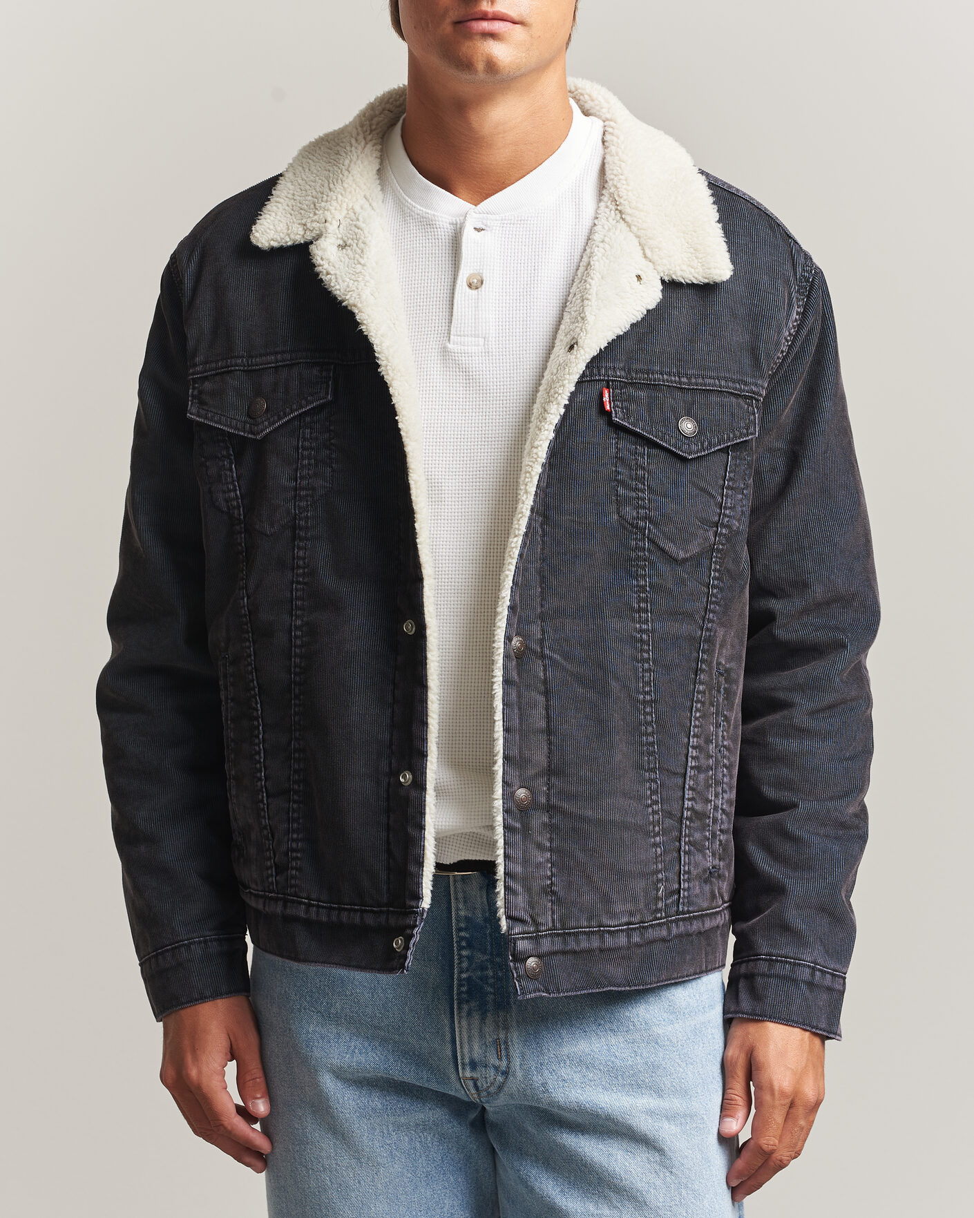 Hombres | Abrigos y chaquetas | Levi's | Type 3 Sherpa Trucker Worn-In Delft Steelhead