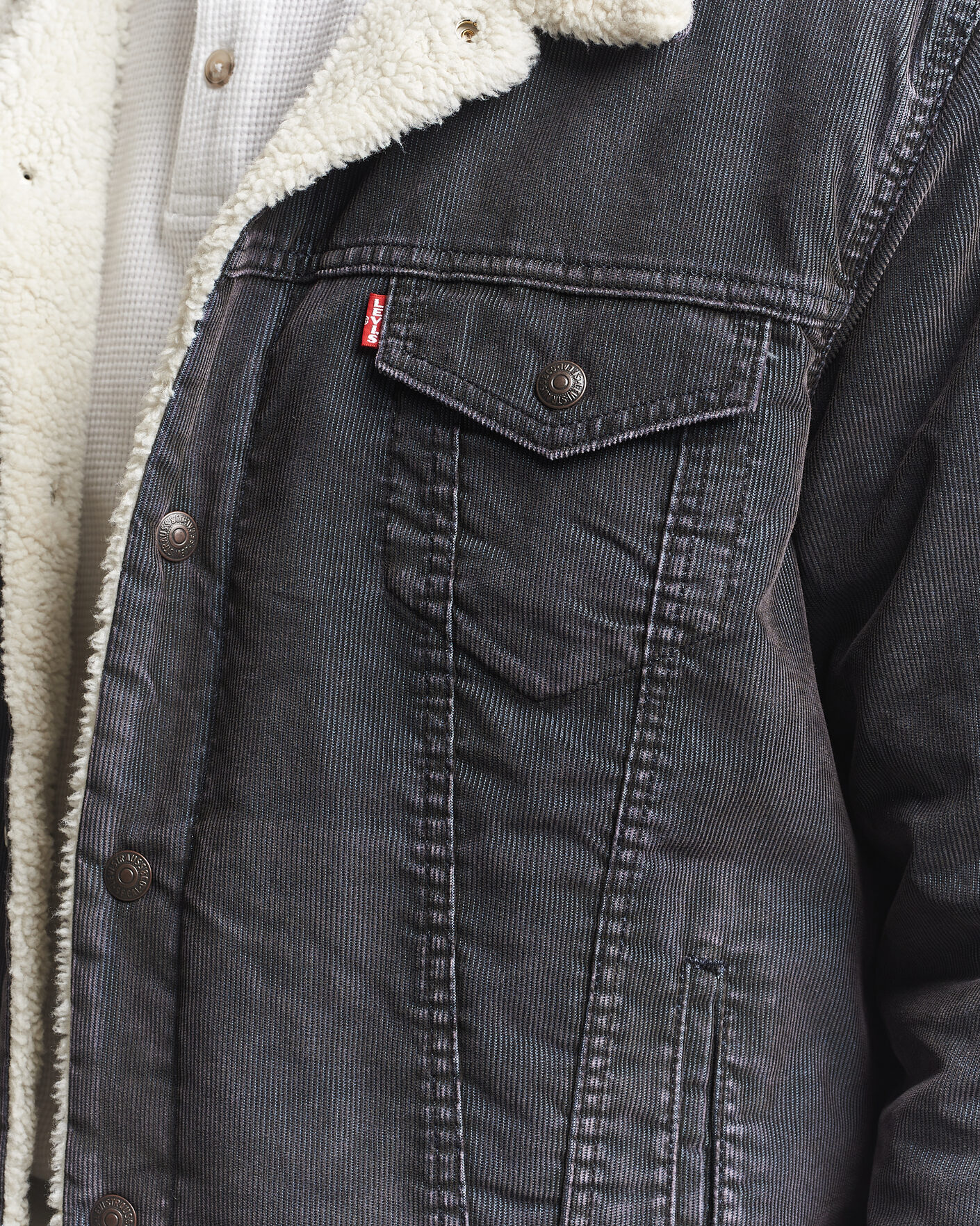 Hombres | Abrigos y chaquetas | Levi's | Type 3 Sherpa Trucker Worn-In Delft Steelhead