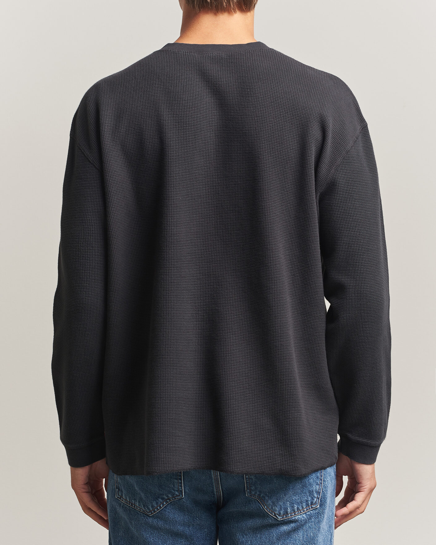 Hombres | Jerséis y prendas de punto | Levi's | Relaxed Henley Mineral Black