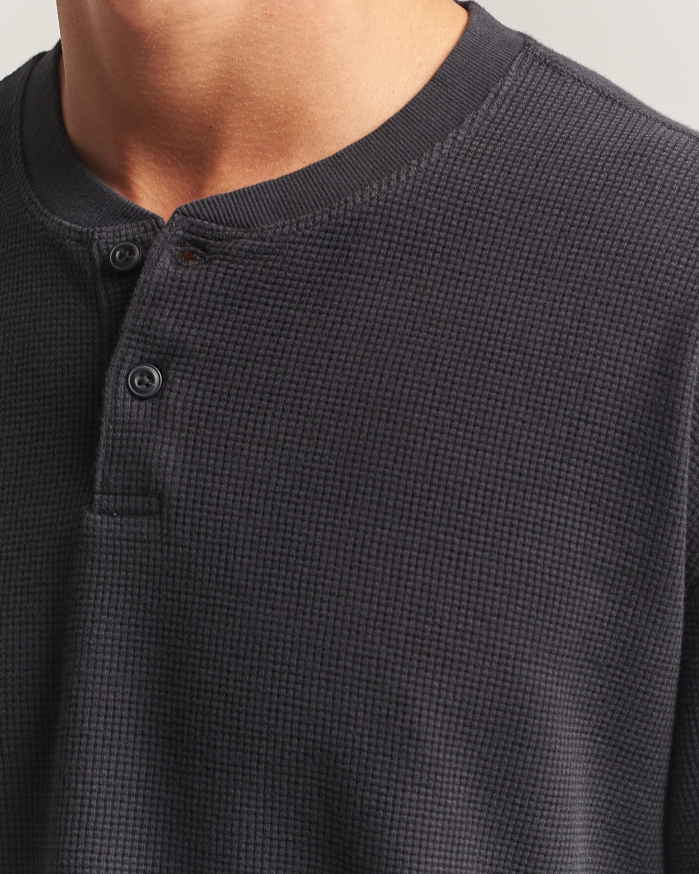 Hombres | Jerséis y prendas de punto | Levi's | Relaxed Henley Mineral Black