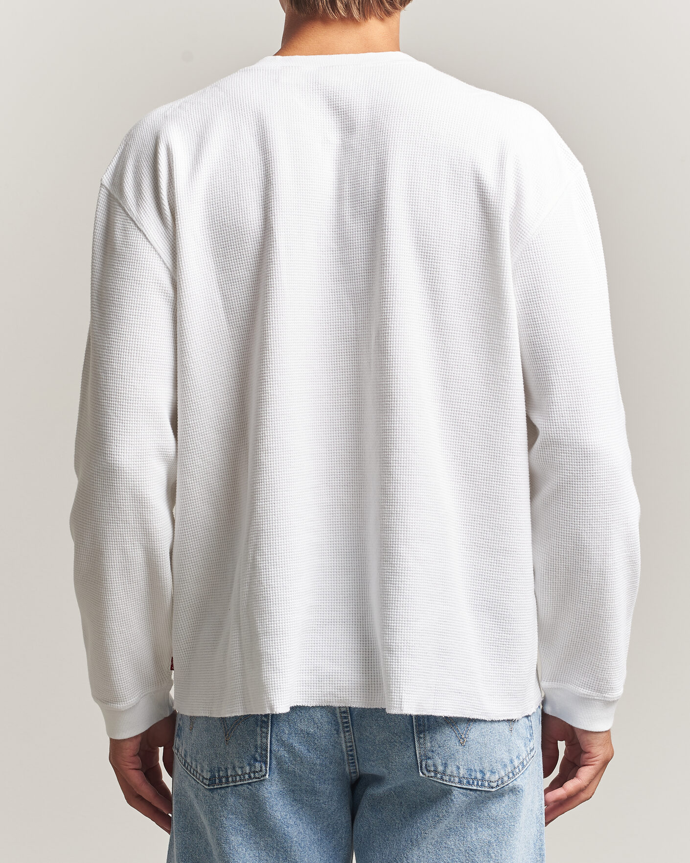 Hombres | Jerséis y prendas de punto | Levi's | Relaxed Henley Bright White