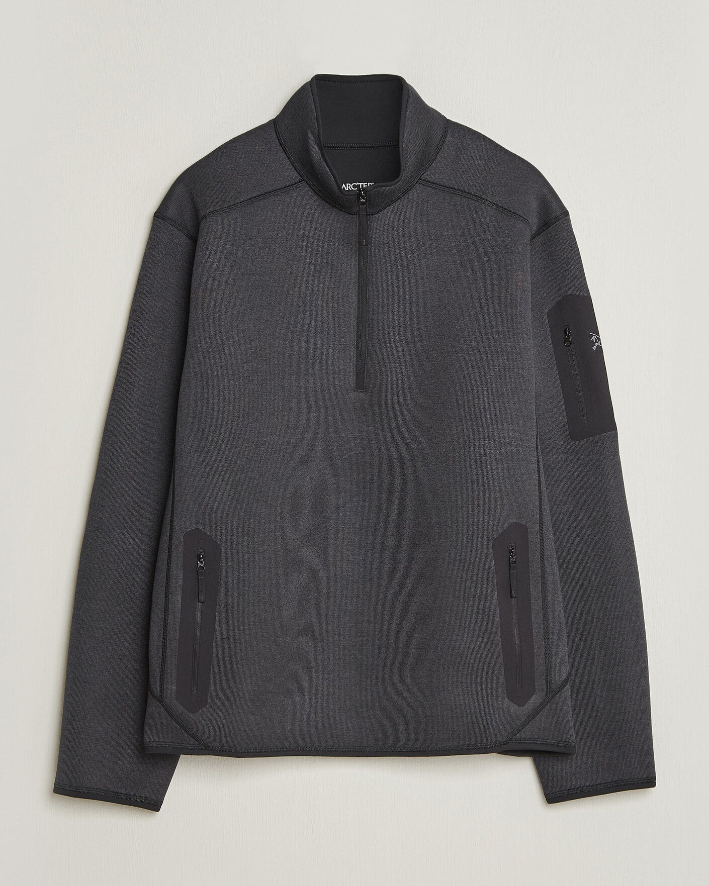Hombres | Jerséis y prendas de punto | Arc'teryx | Covert Half Zip Black Heather