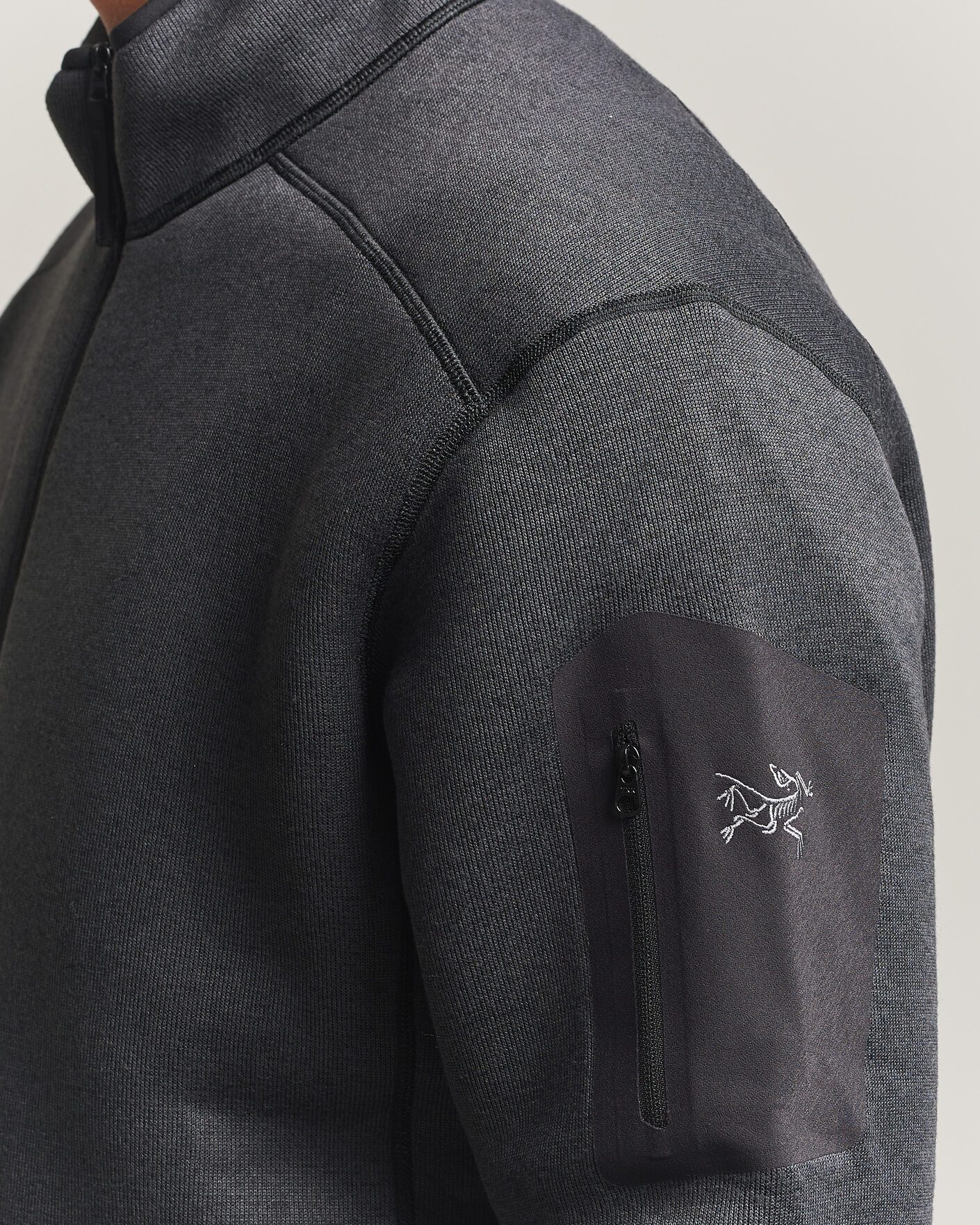 Hombres | Jerséis y prendas de punto | Arc'teryx | Covert Half Zip Black Heather