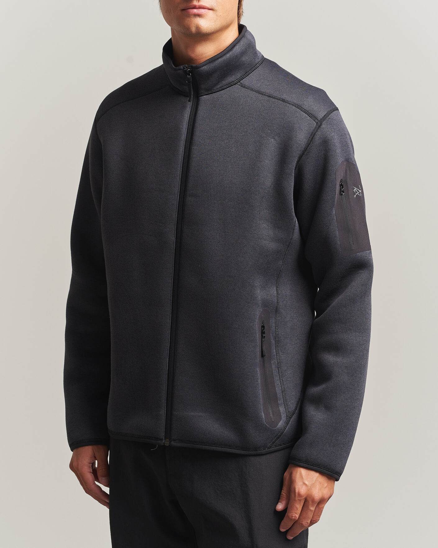 Hombres | Jerséis y prendas de punto | Arc'teryx | Covert Full Zip Black Heather