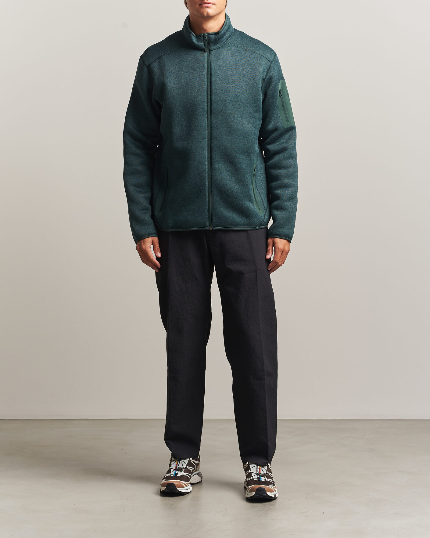 Hombres | Jerséis y prendas de punto | Arc'teryx | Covert Full Zip Dark Jade Heather