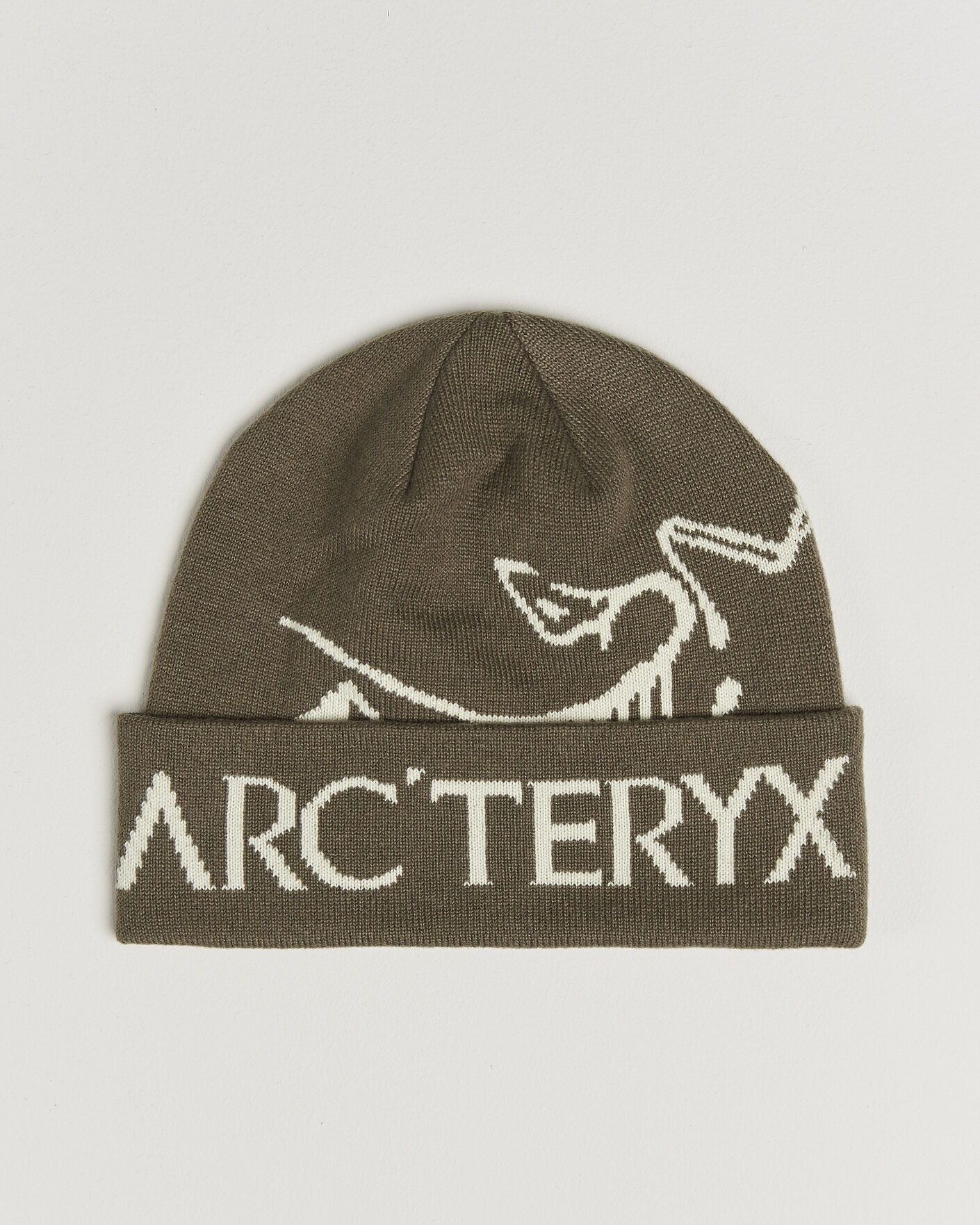 Hombres | Gorros | Arc'teryx | Bird Word Beanie Mongoose/Sea Salt