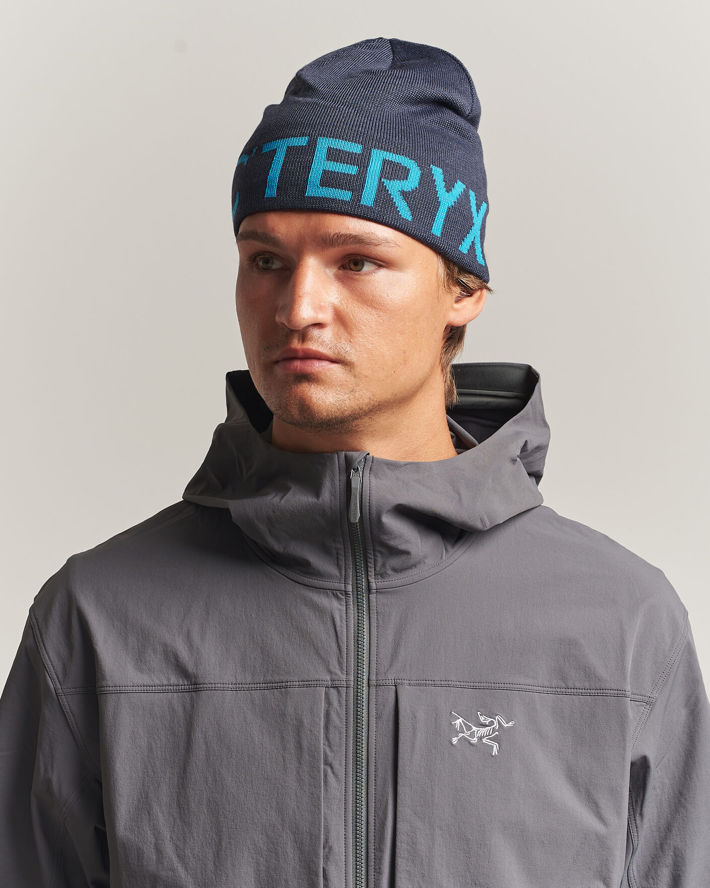 Hombres | Gorros | Arc'teryx | Word Head Beanie Black Sapphire/Aqua