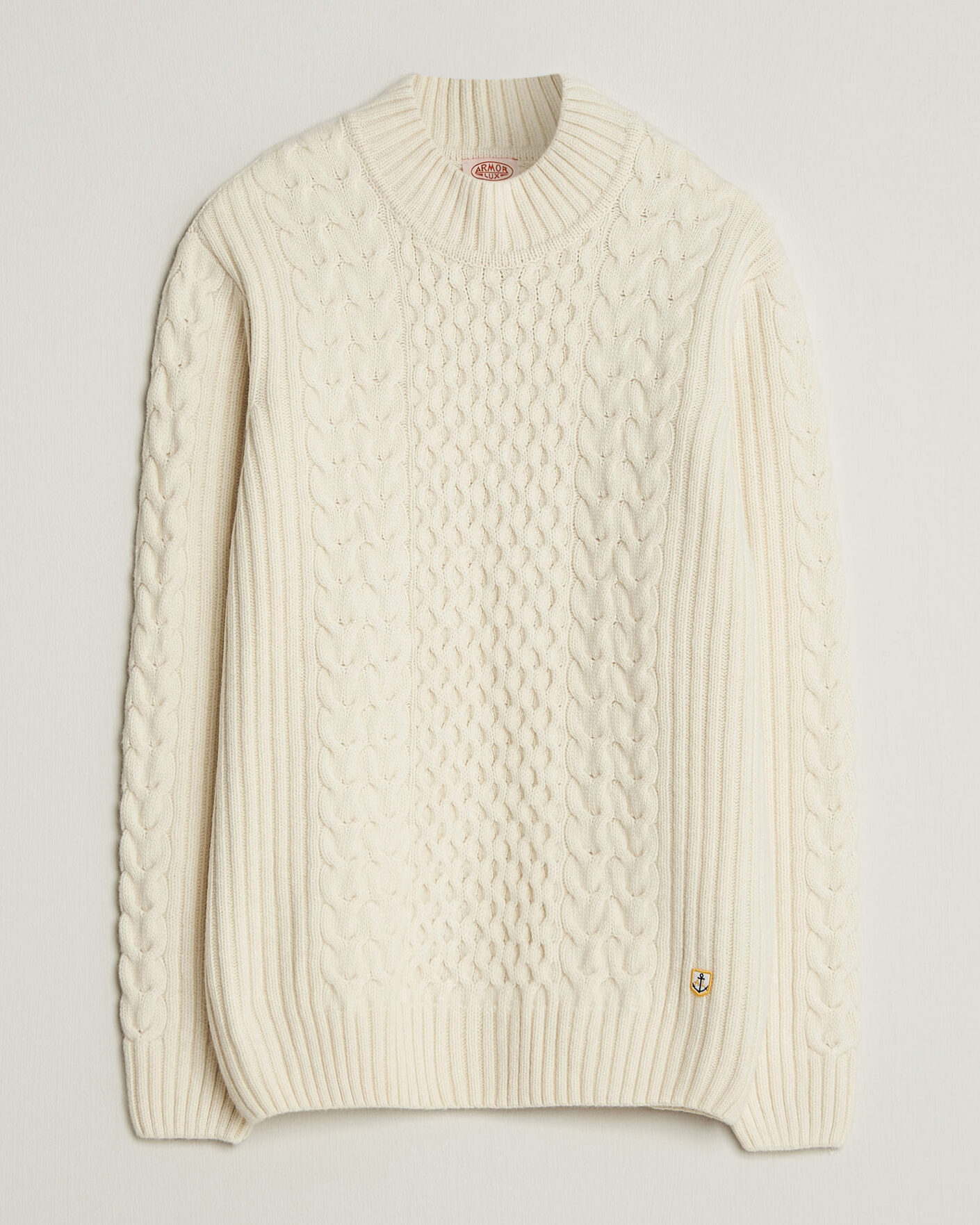 Hombres | Jerséis y prendas de punto | Armor-lux | Wool Knitted Sweater Nature