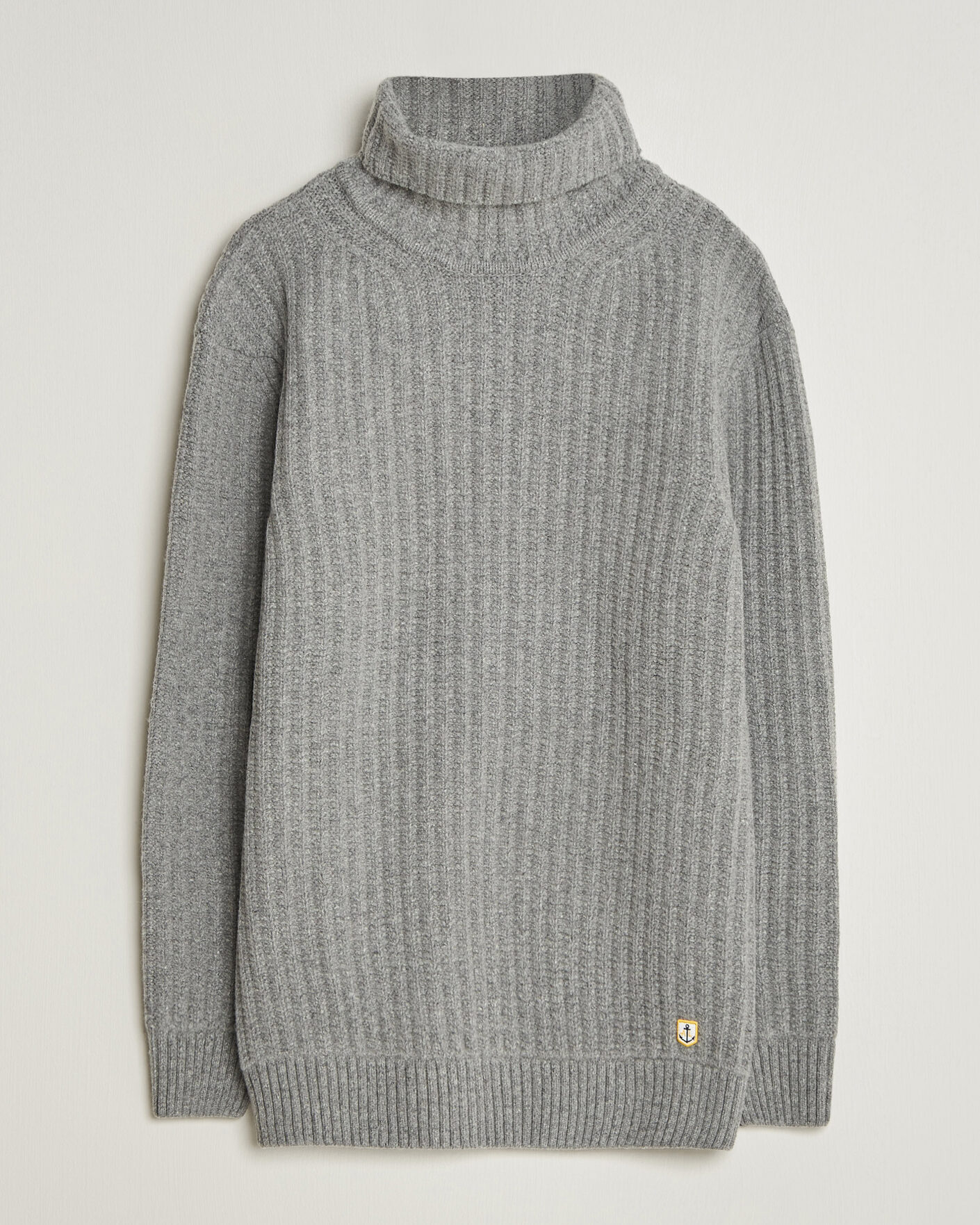 Hombres | Jerséis y prendas de punto | Armor-lux | Wool Knitted Rollneck Slate