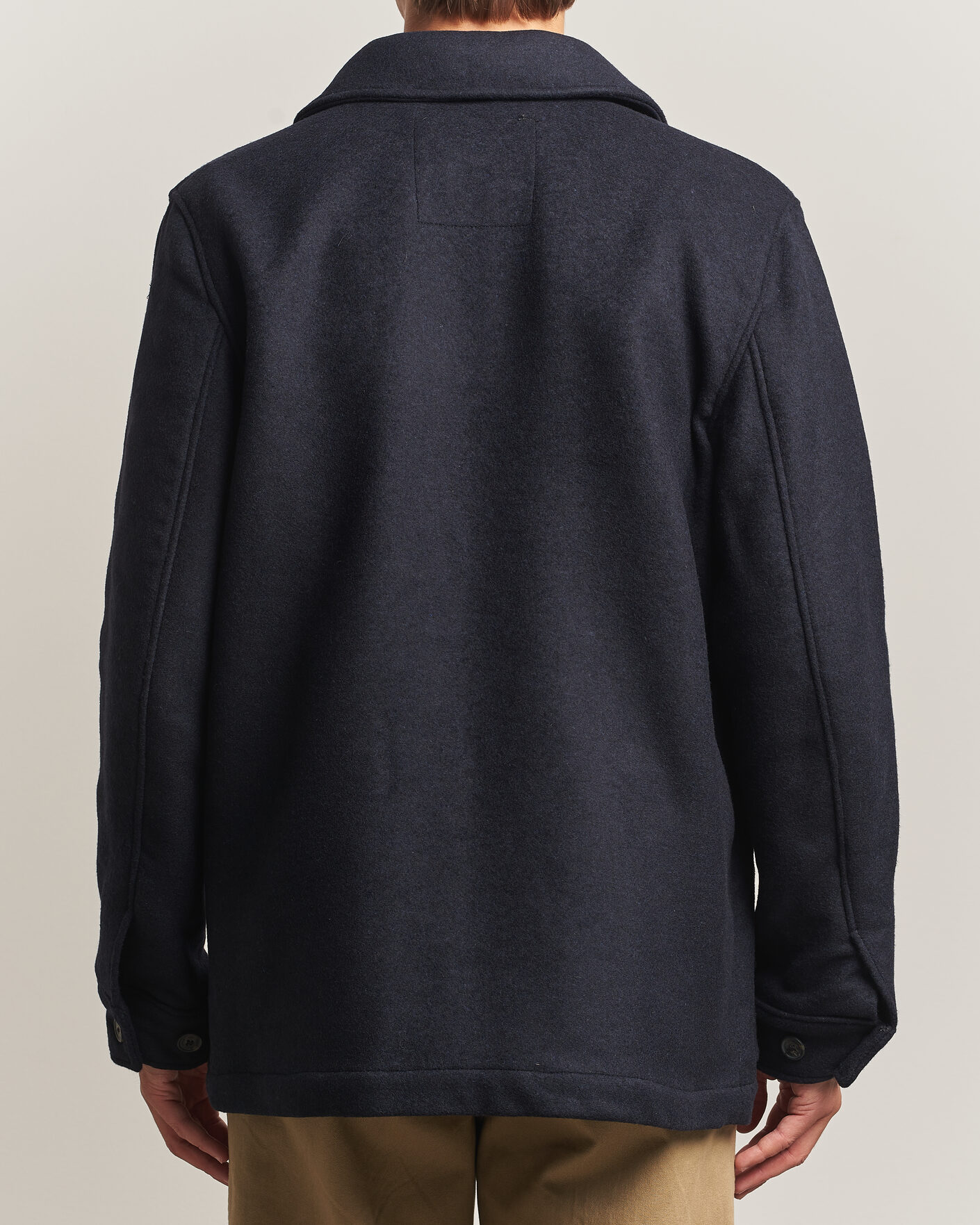 Hombres | Abrigos y chaquetas | Armor-lux | Wool Shirt Jacket Rich Navy