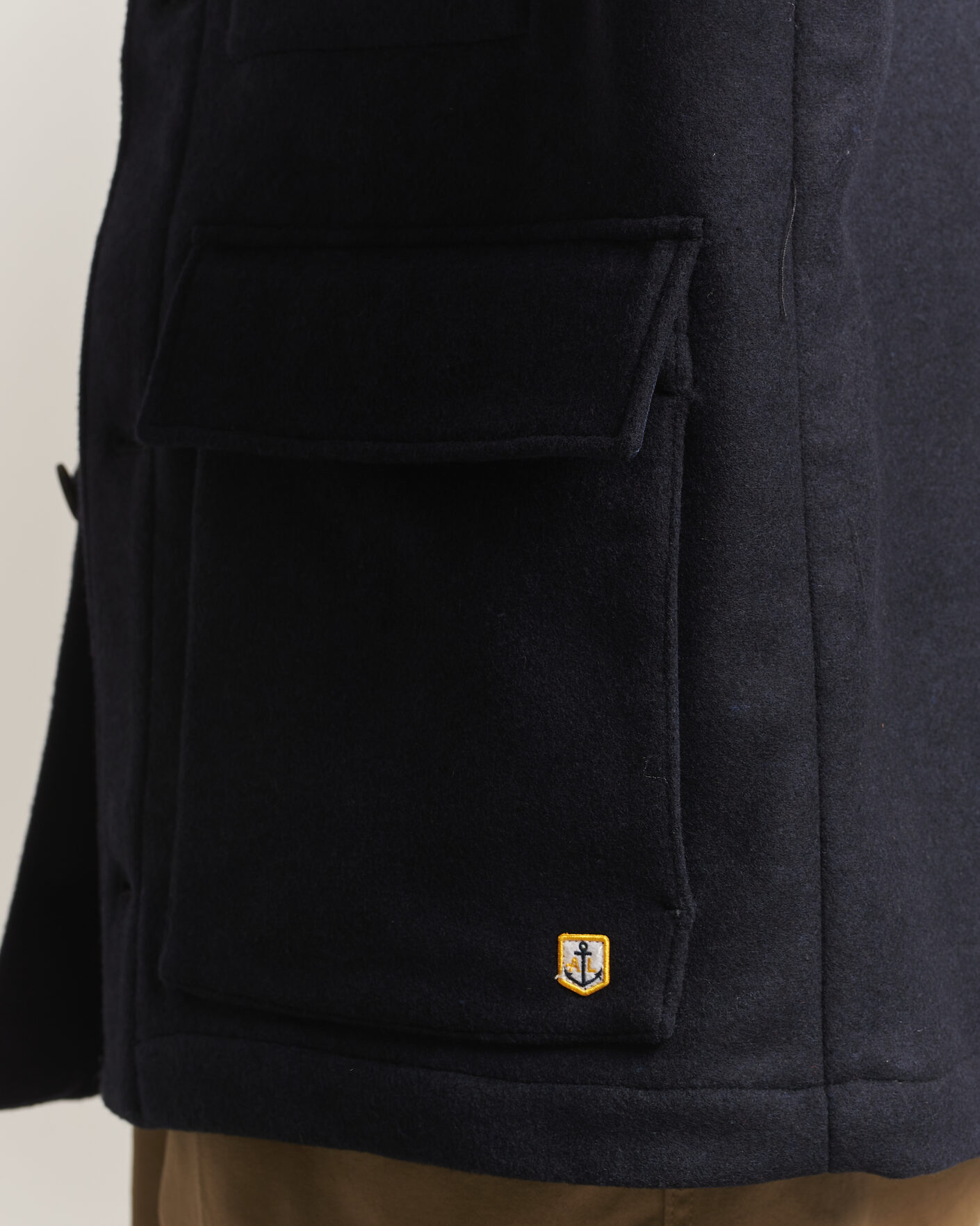 Hombres | Abrigos y chaquetas | Armor-lux | Wool Shirt Jacket Rich Navy