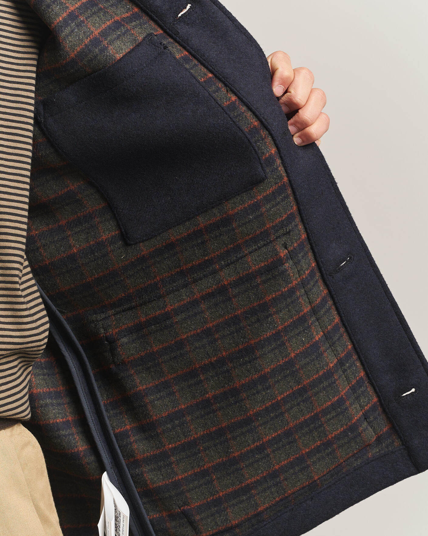 Hombres | Abrigos y chaquetas | Armor-lux | Wool Shirt Jacket Rich Navy