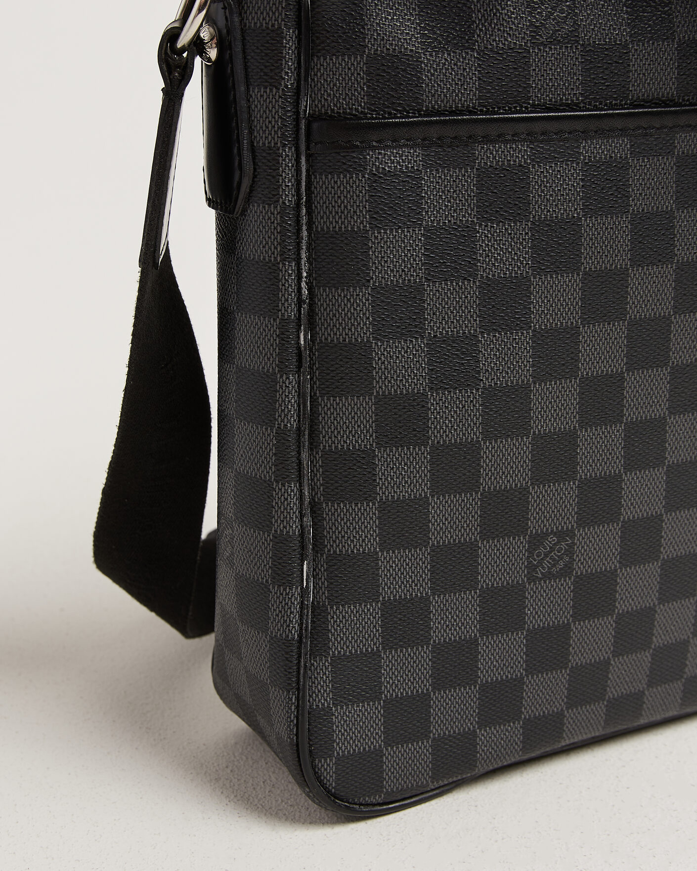 Hombres | Pre-Owned & Vintage Bags | Louis Vuitton Pre-Owned | Daniel Shoulder Bag MM Damier Graphite