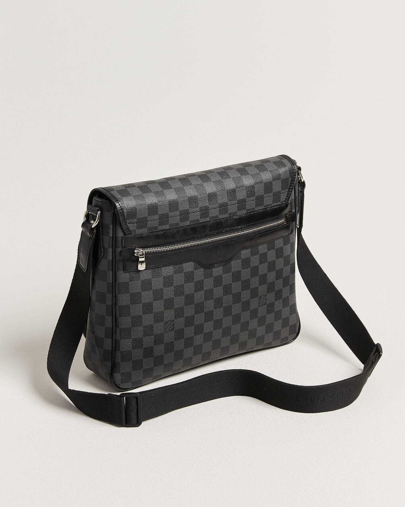 Hombres | Pre-Owned & Vintage Bags | Louis Vuitton Pre-Owned | Daniel Shoulder Bag MM Damier Graphite