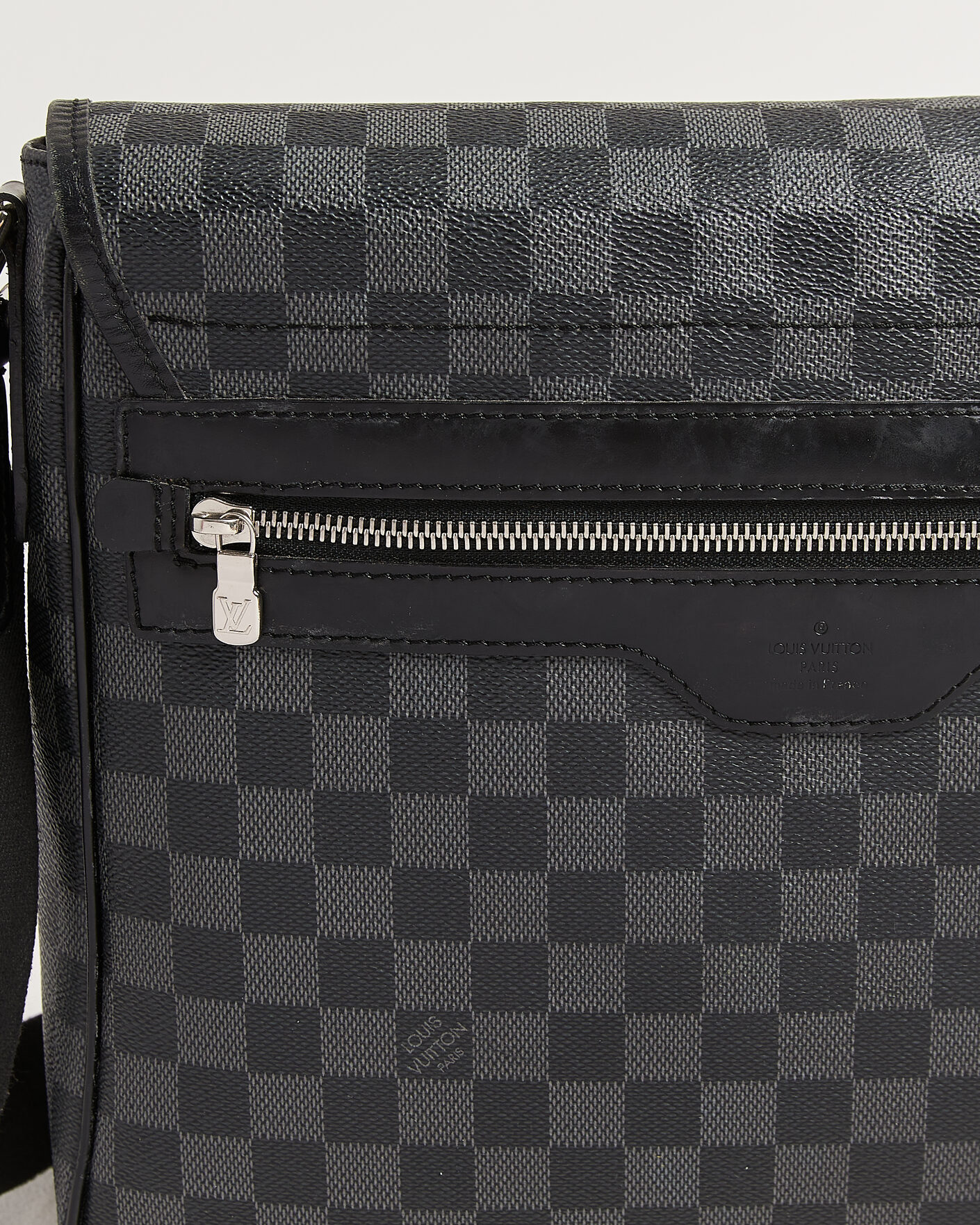 Hombres | Pre-Owned & Vintage Bags | Louis Vuitton Pre-Owned | Daniel Shoulder Bag MM Damier Graphite
