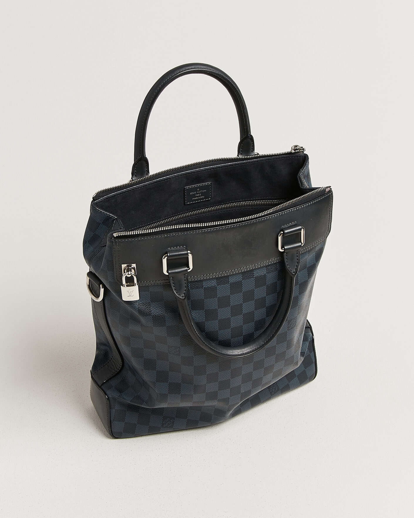 Hombres | Pre-Owned & Vintage Bags | Louis Vuitton Pre-Owned | Greenwich Tote Bag Damier Cobalt