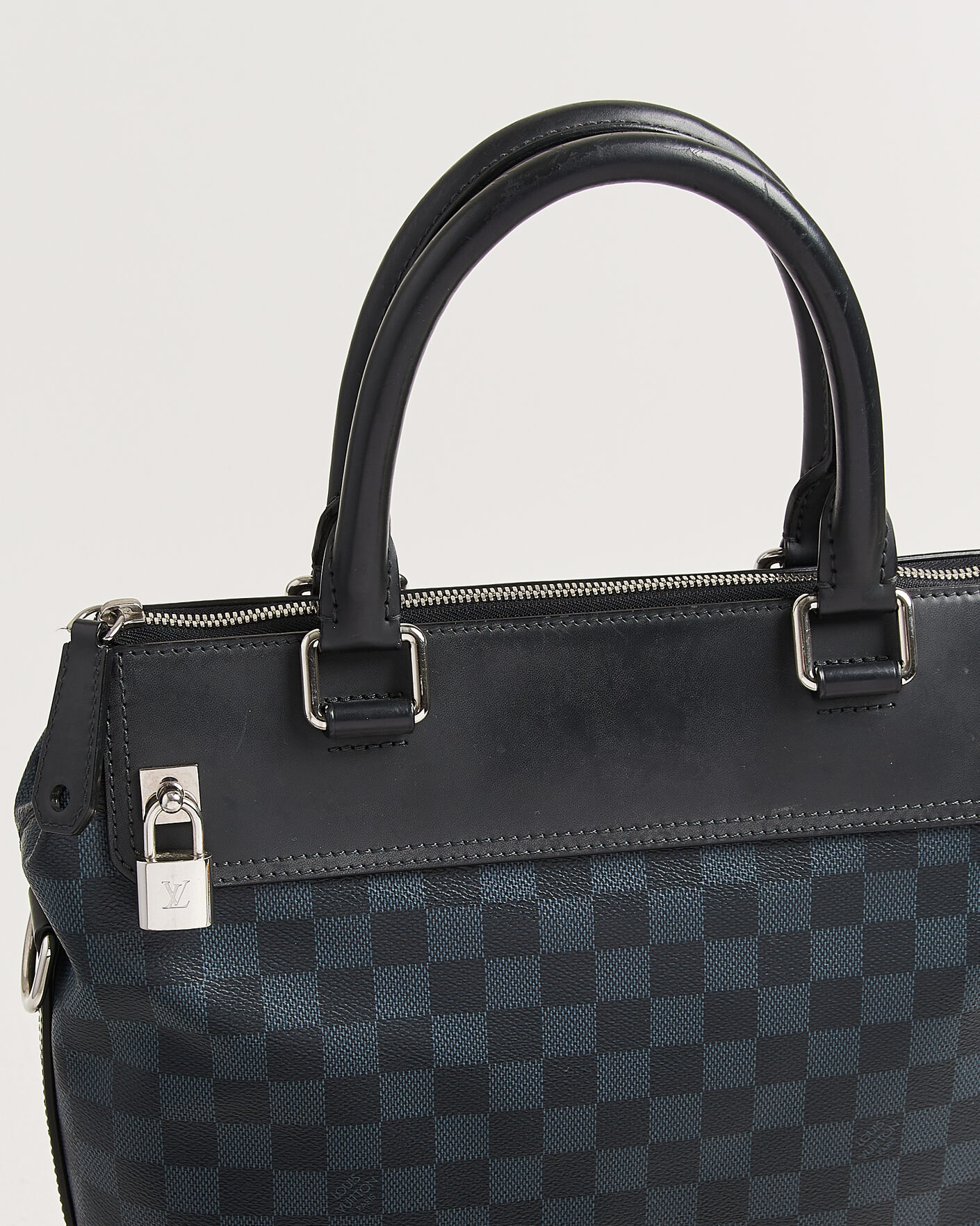 Hombres | Pre-Owned & Vintage Bags | Louis Vuitton Pre-Owned | Greenwich Tote Bag Damier Cobalt