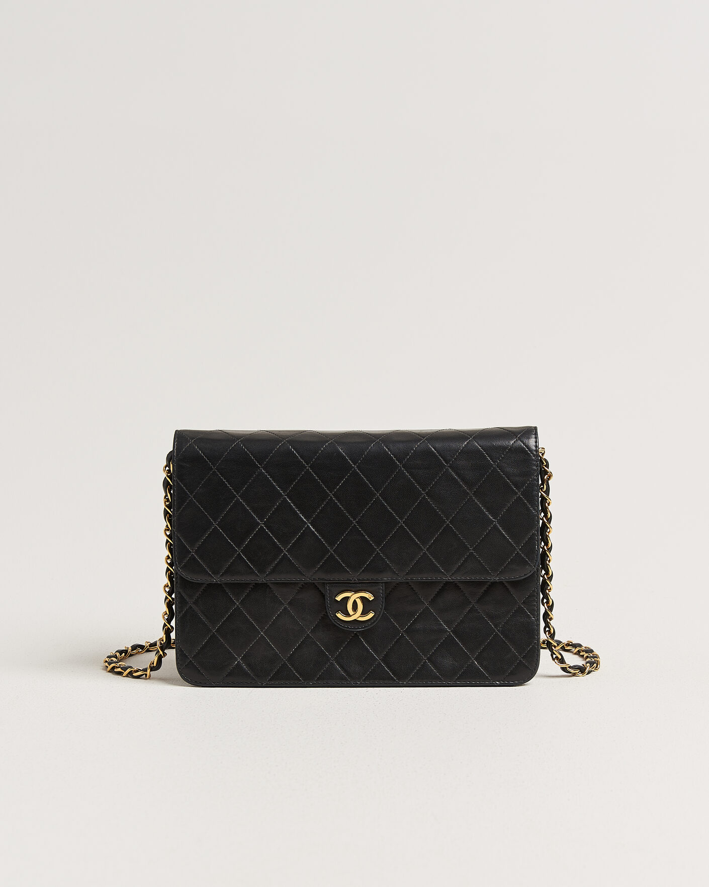 Hombres | Pre-Owned & Vintage Bags | Chanel Pre-Owned | Single Flap Bag Black