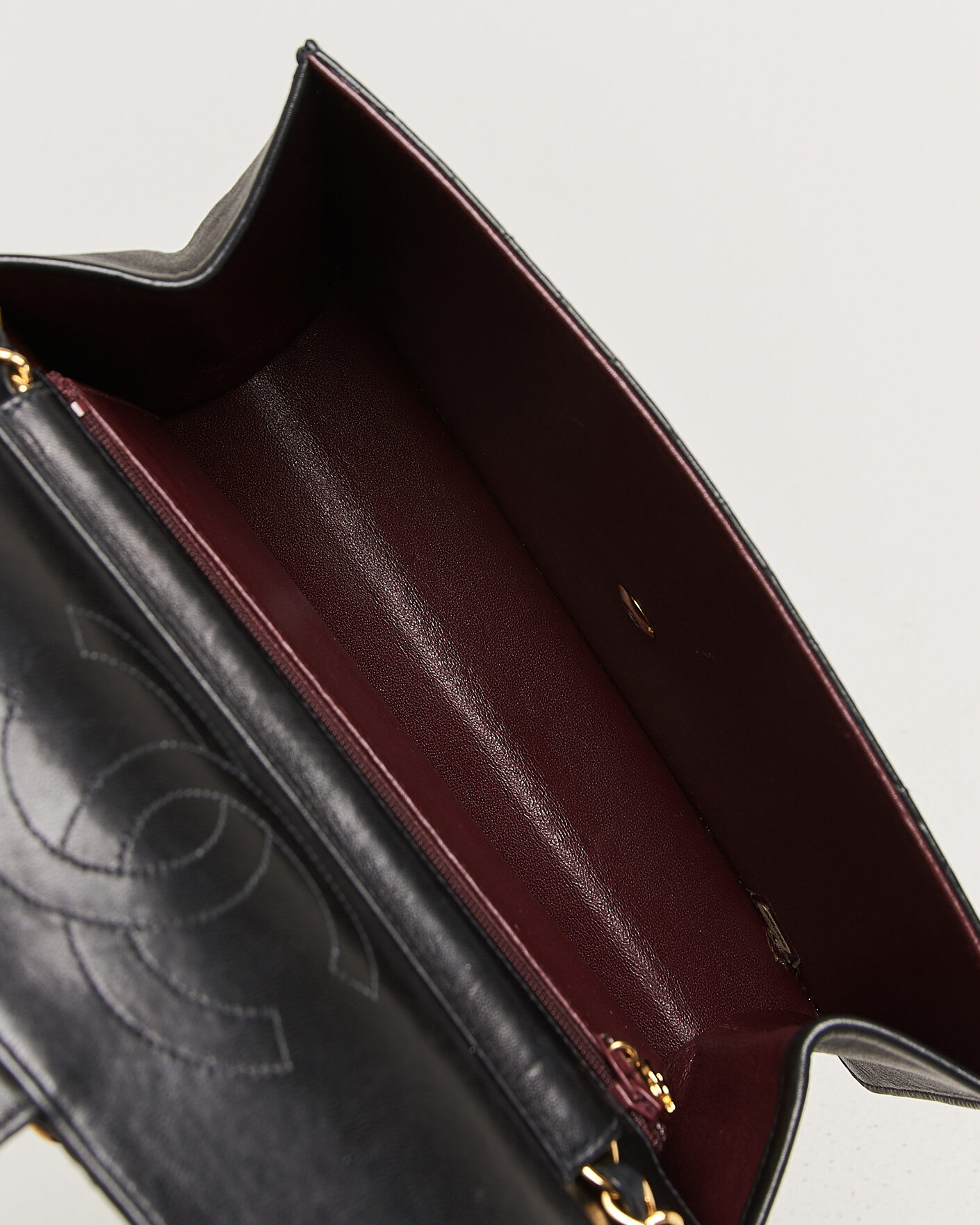 Hombres | Pre-Owned & Vintage Bags | Chanel Pre-Owned | Single Flap Bag Black