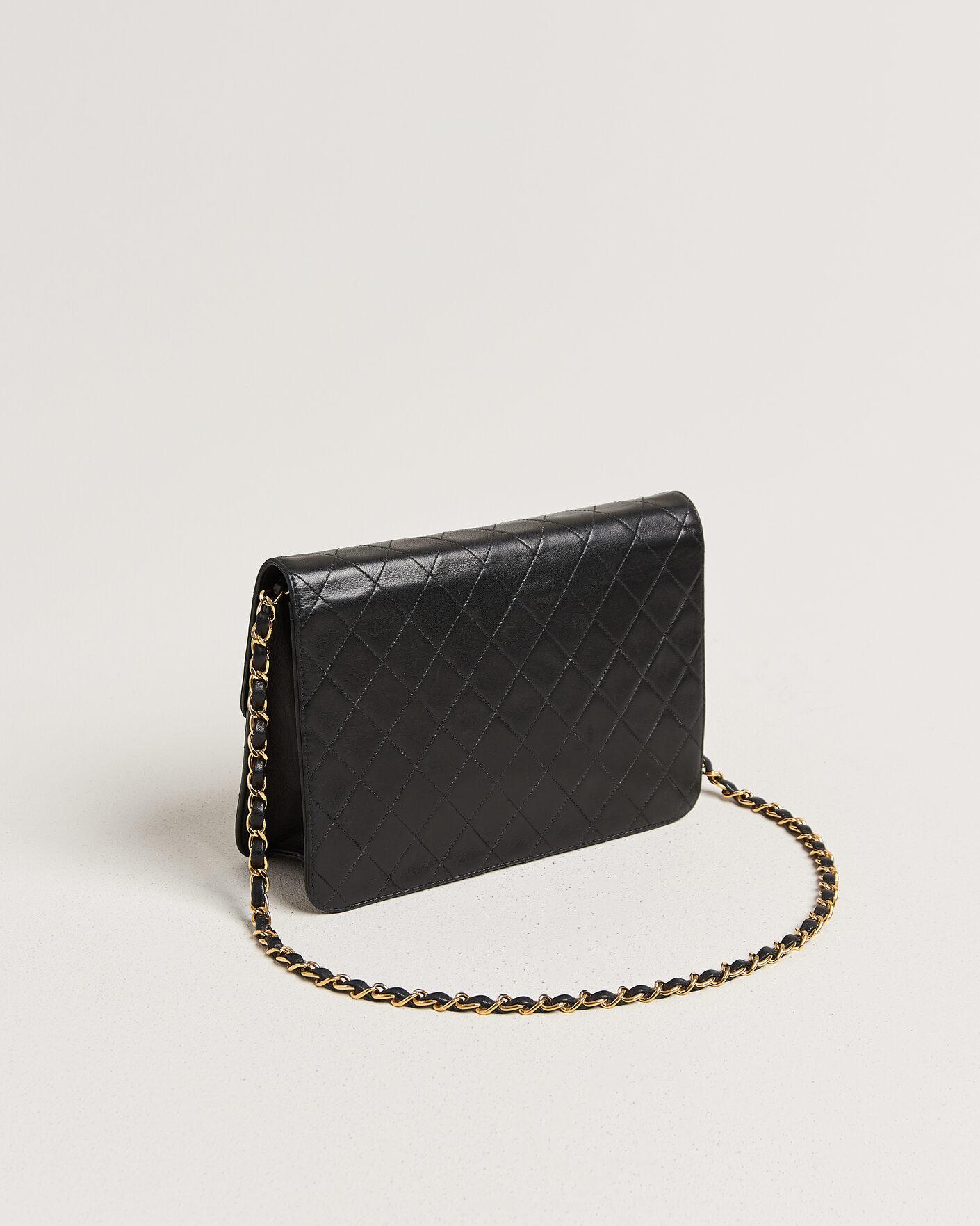 Hombres | Pre-Owned & Vintage Bags | Chanel Pre-Owned | Single Flap Bag Black