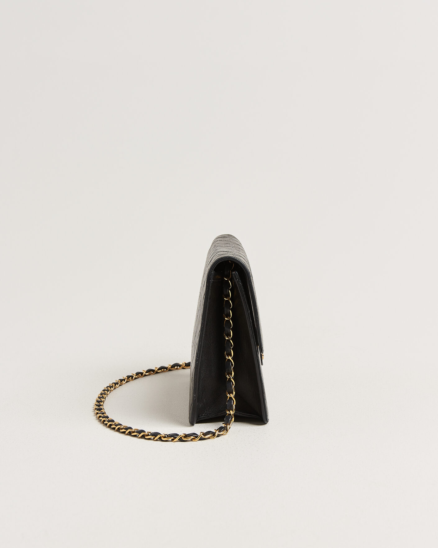 Hombres | Pre-Owned & Vintage Bags | Chanel Pre-Owned | Single Flap Bag Black
