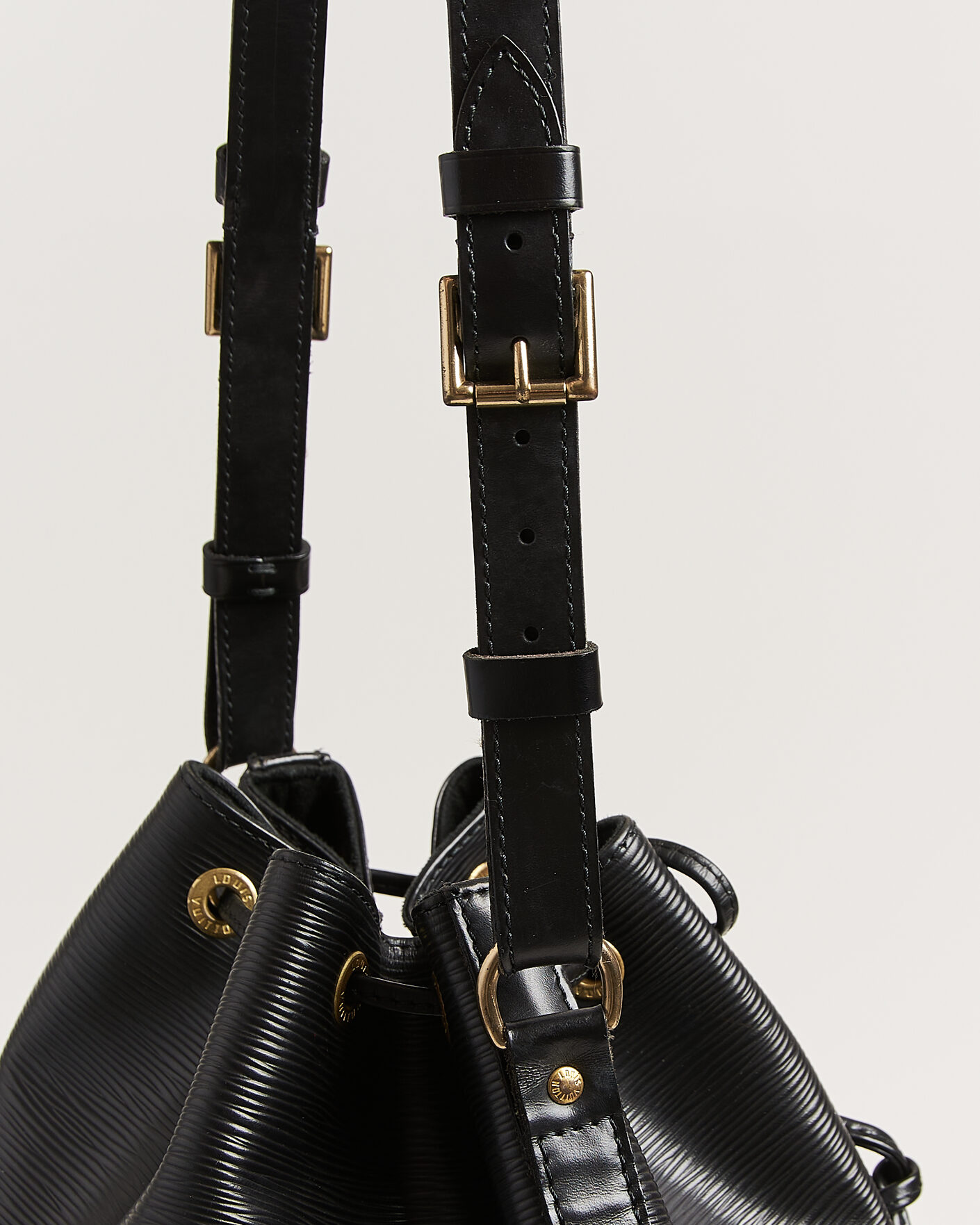 Hombres | Pre-Owned & Vintage Bags | Louis Vuitton Pre-Owned | Petit Noé Epi Leather Black