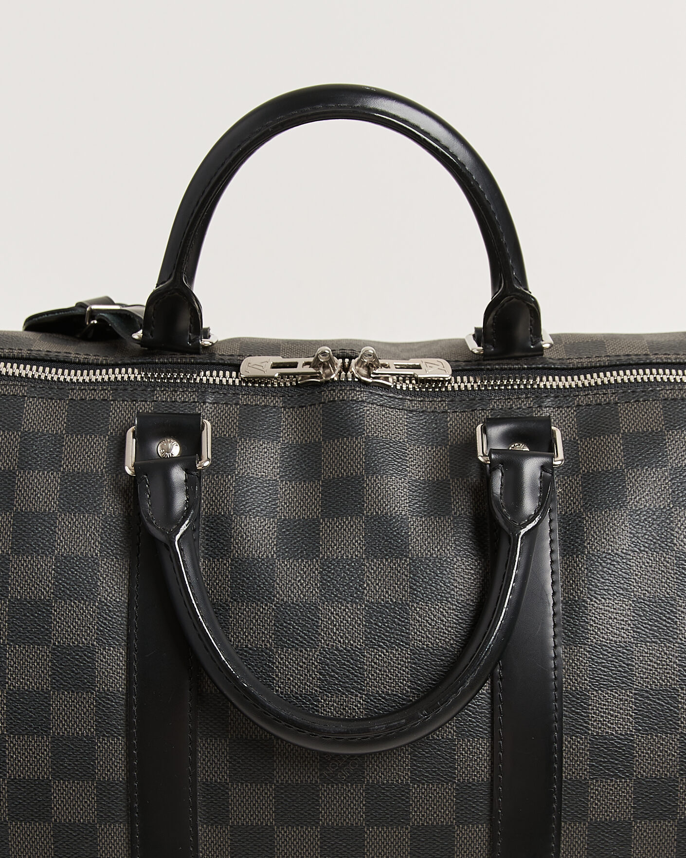 Hombres | Pre-Owned & Vintage Bags | Louis Vuitton Pre-Owned | Keepall Bandouliére 55 Damier Graphite