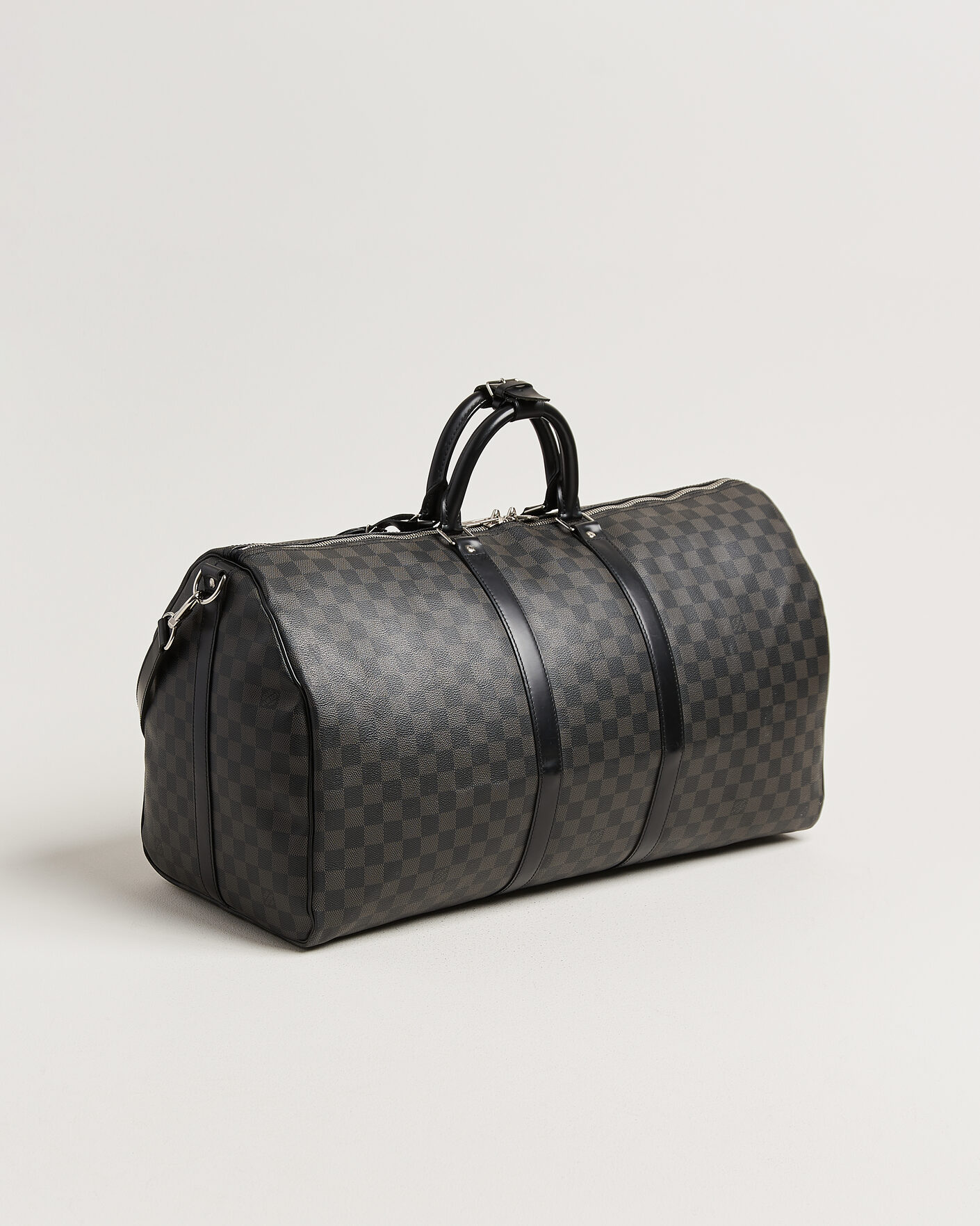 Hombres | Pre-Owned & Vintage Bags | Louis Vuitton Pre-Owned | Keepall Bandouliére 55 Damier Graphite