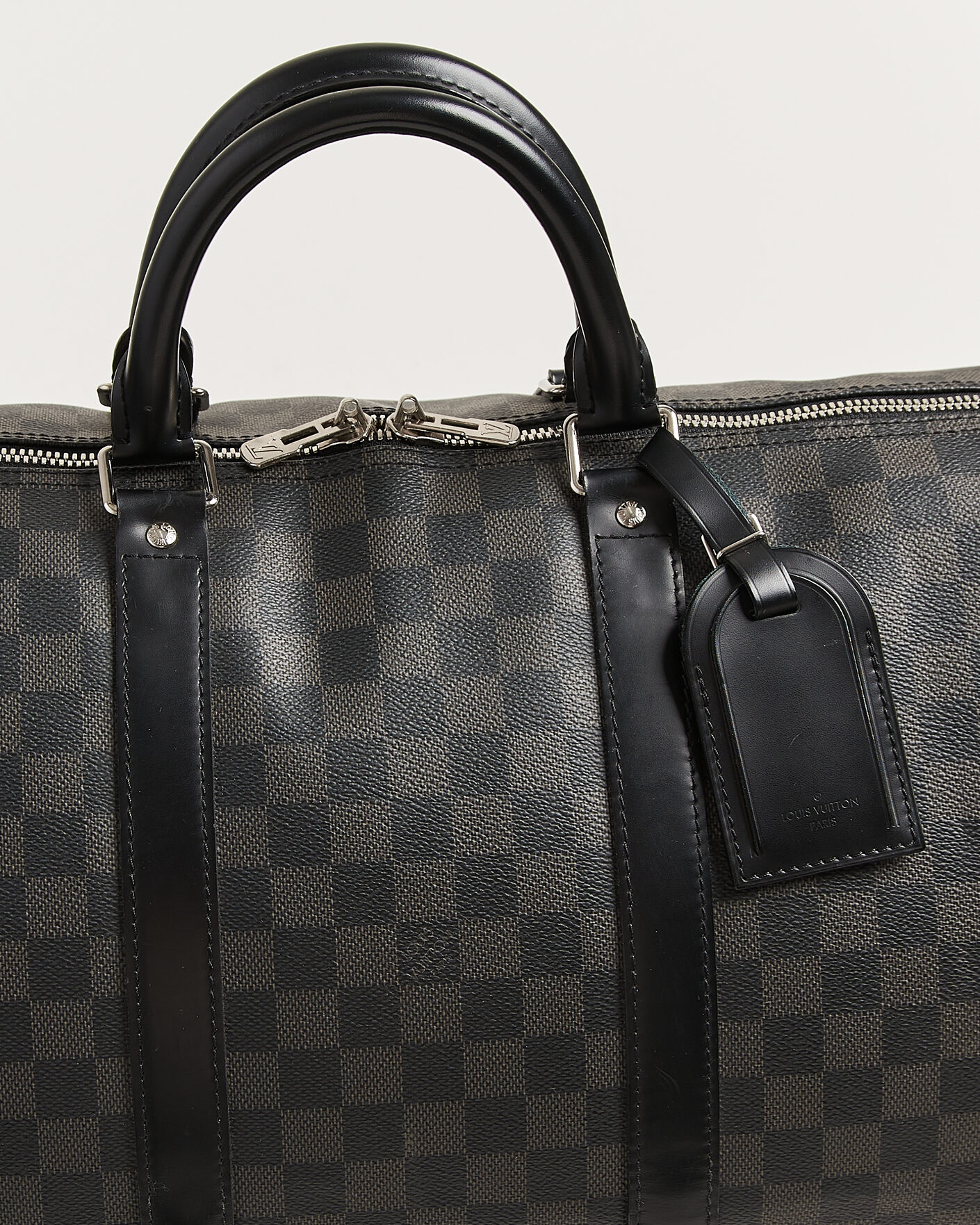 Hombres | Pre-Owned & Vintage Bags | Louis Vuitton Pre-Owned | Keepall Bandouliére 55 Damier Graphite