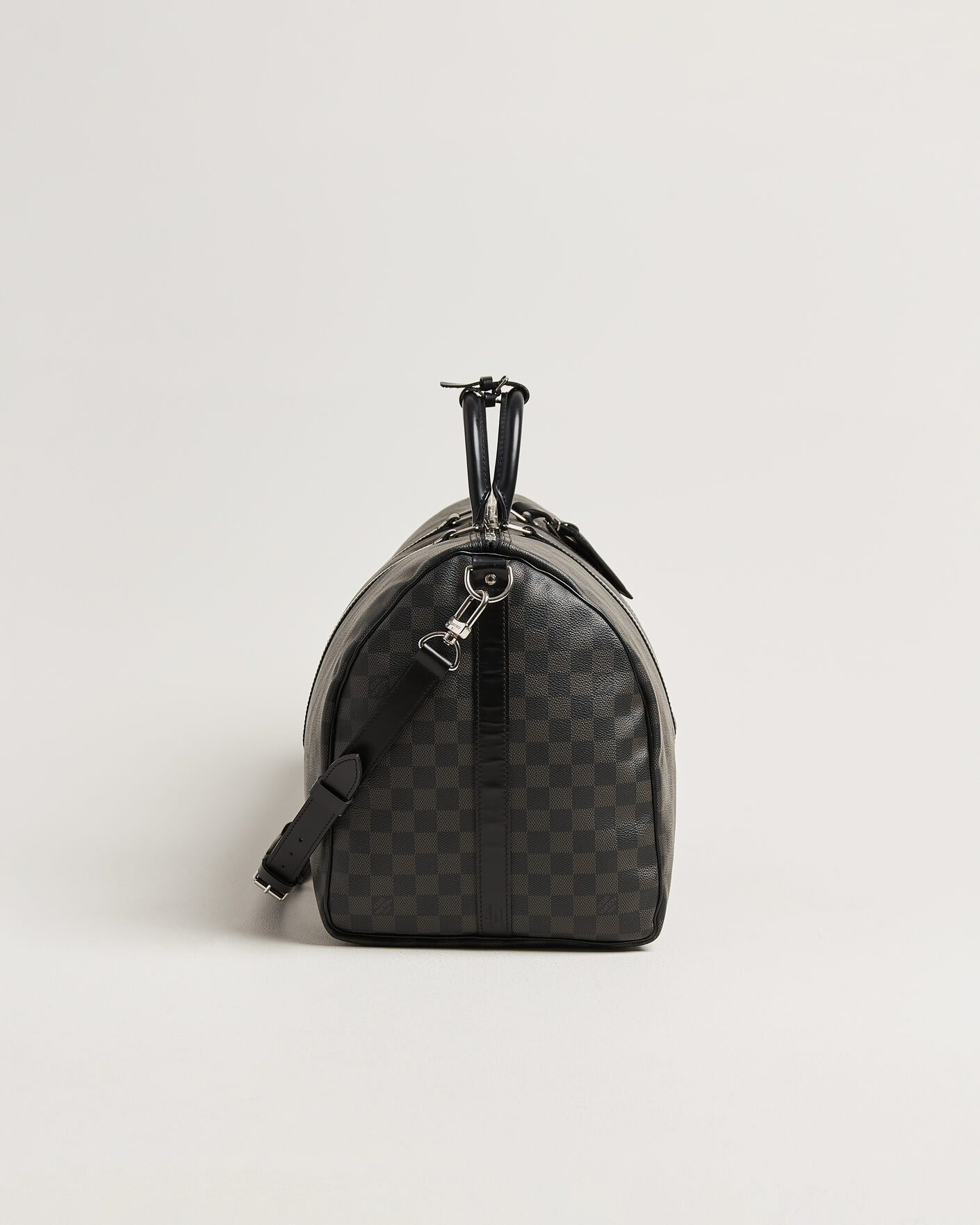 Hombres | Pre-Owned & Vintage Bags | Louis Vuitton Pre-Owned | Keepall Bandouliére 55 Damier Graphite