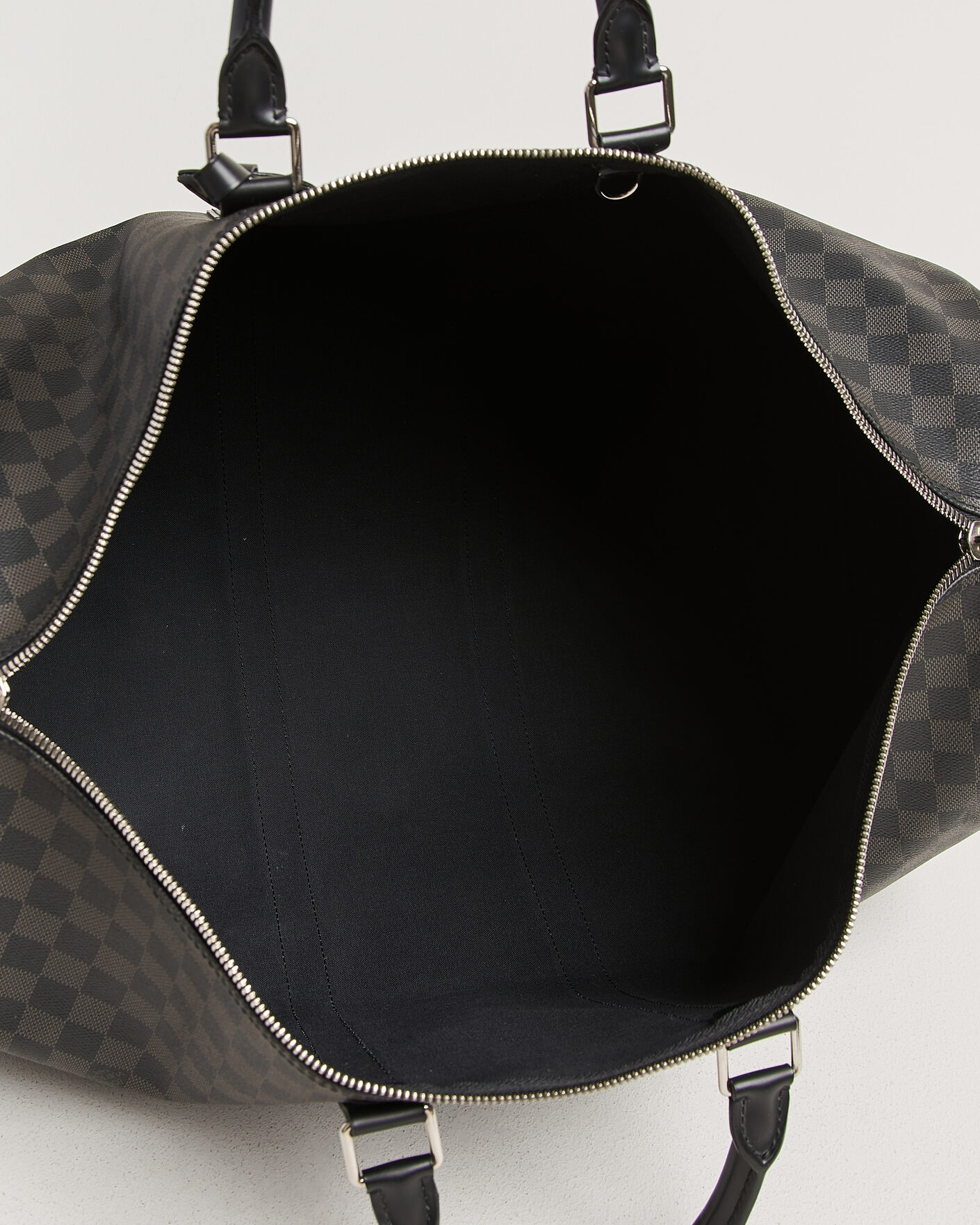 Hombres | Pre-Owned & Vintage Bags | Louis Vuitton Pre-Owned | Keepall Bandouliére 55 Damier Graphite