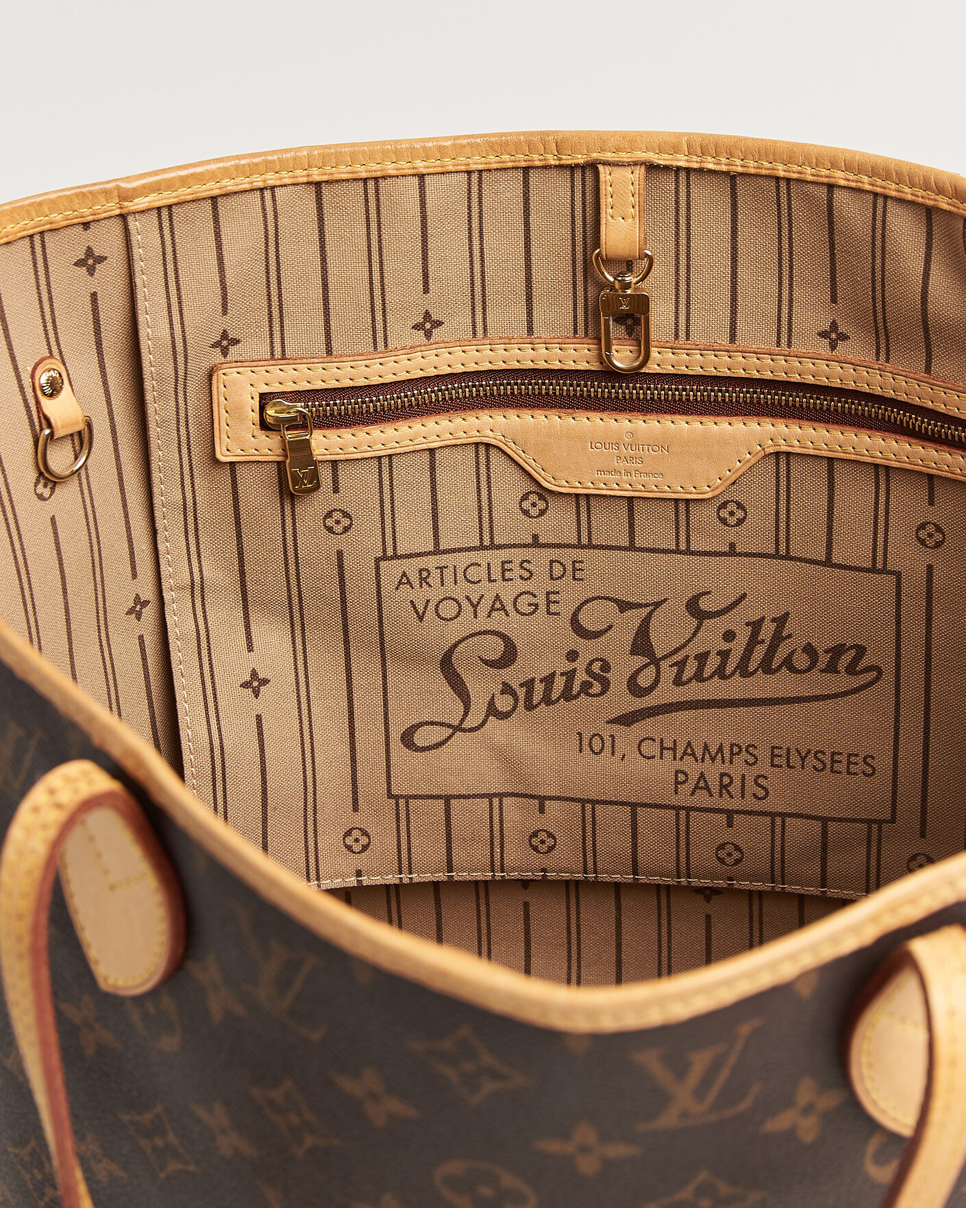 Hombres | Pre-Owned & Vintage Bags | Louis Vuitton Pre-Owned | Neverfull MM Monogram
