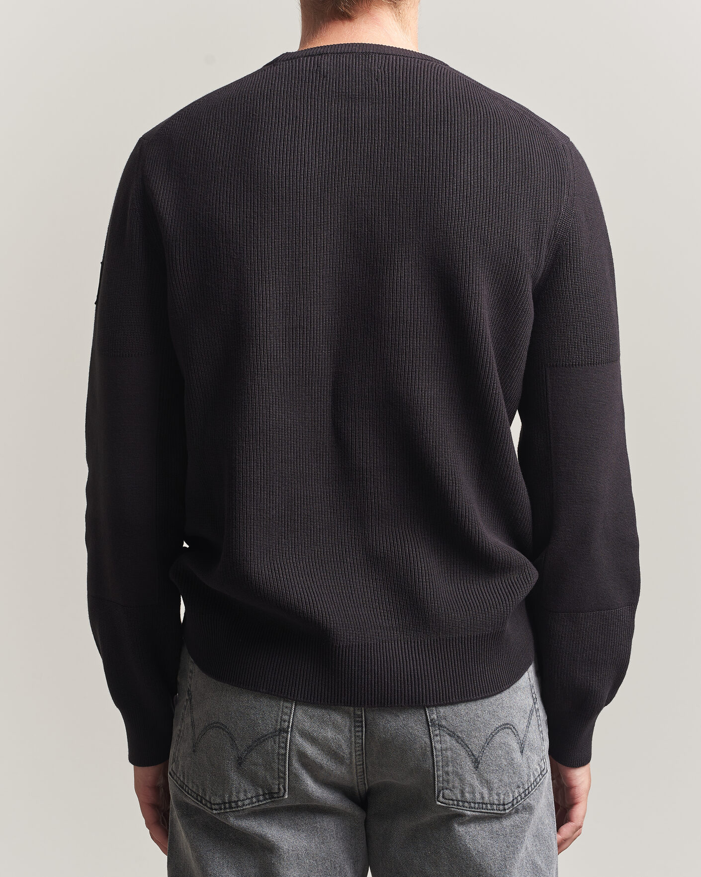 Hombres | Jerséis y prendas de punto | Belstaff | Commander Knitted Crew Neck Black