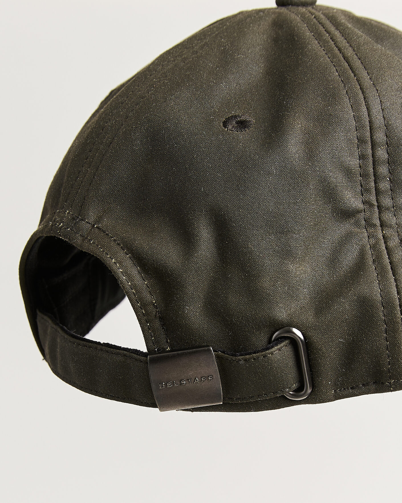 Hombres | Sombreros y gorras | Belstaff | Phoenix Wax Logo Cap Faded Olive