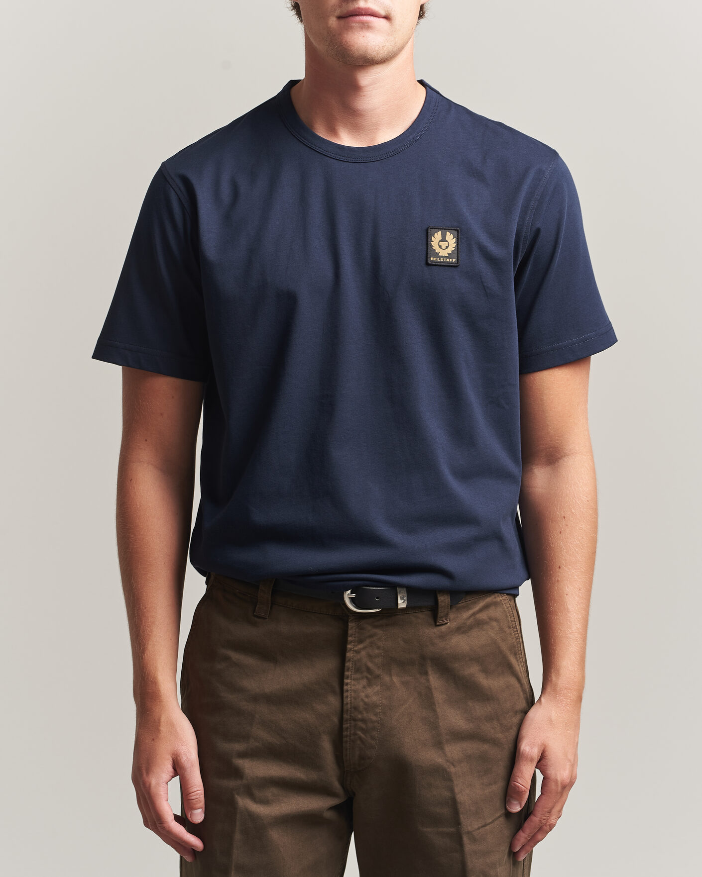 Hombres | Camisetas | Belstaff | Signature Crew Neck T-Shirt Dark Ink