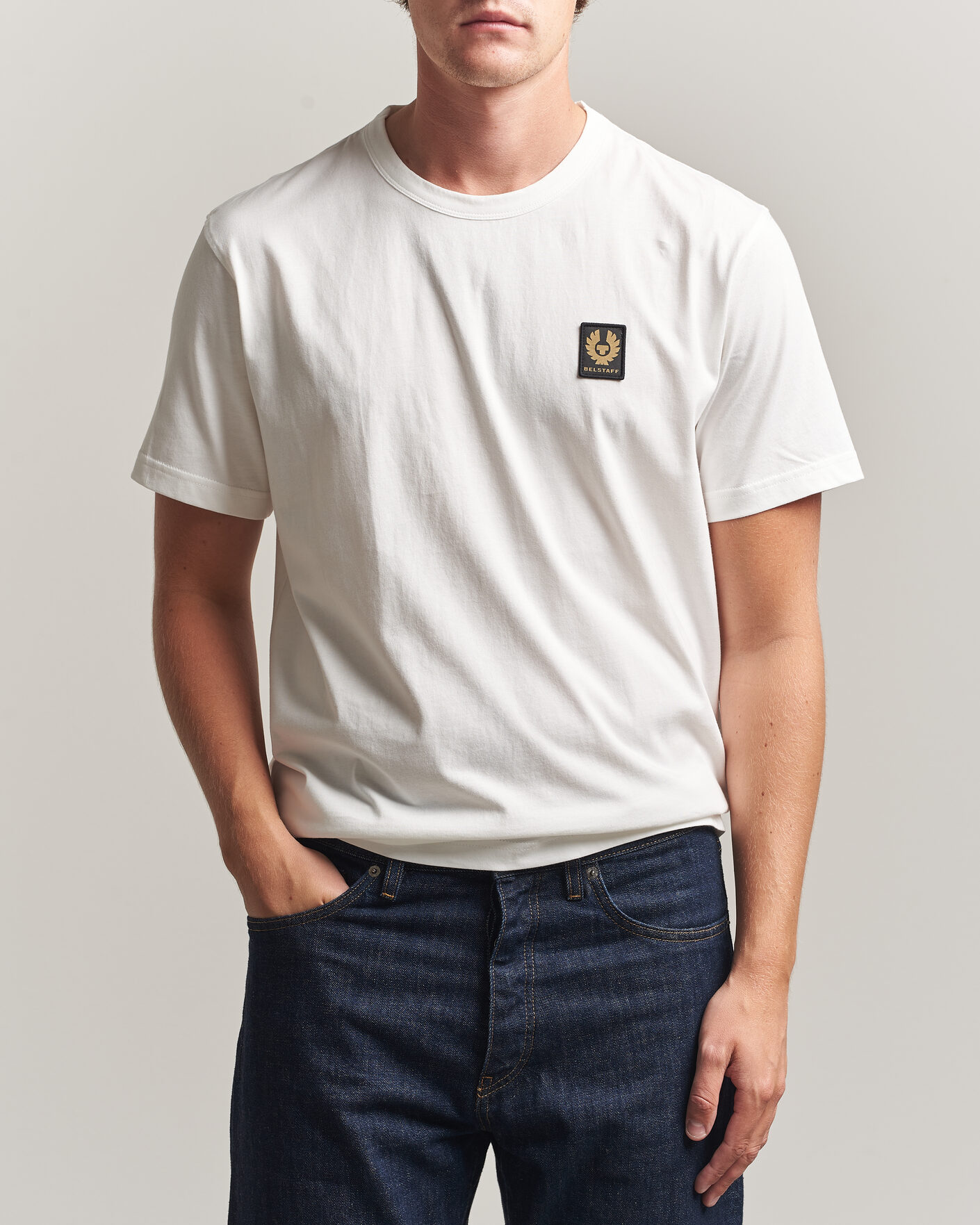 Hombres | Camisetas | Belstaff | Signature Crew Neck T-Shirt White