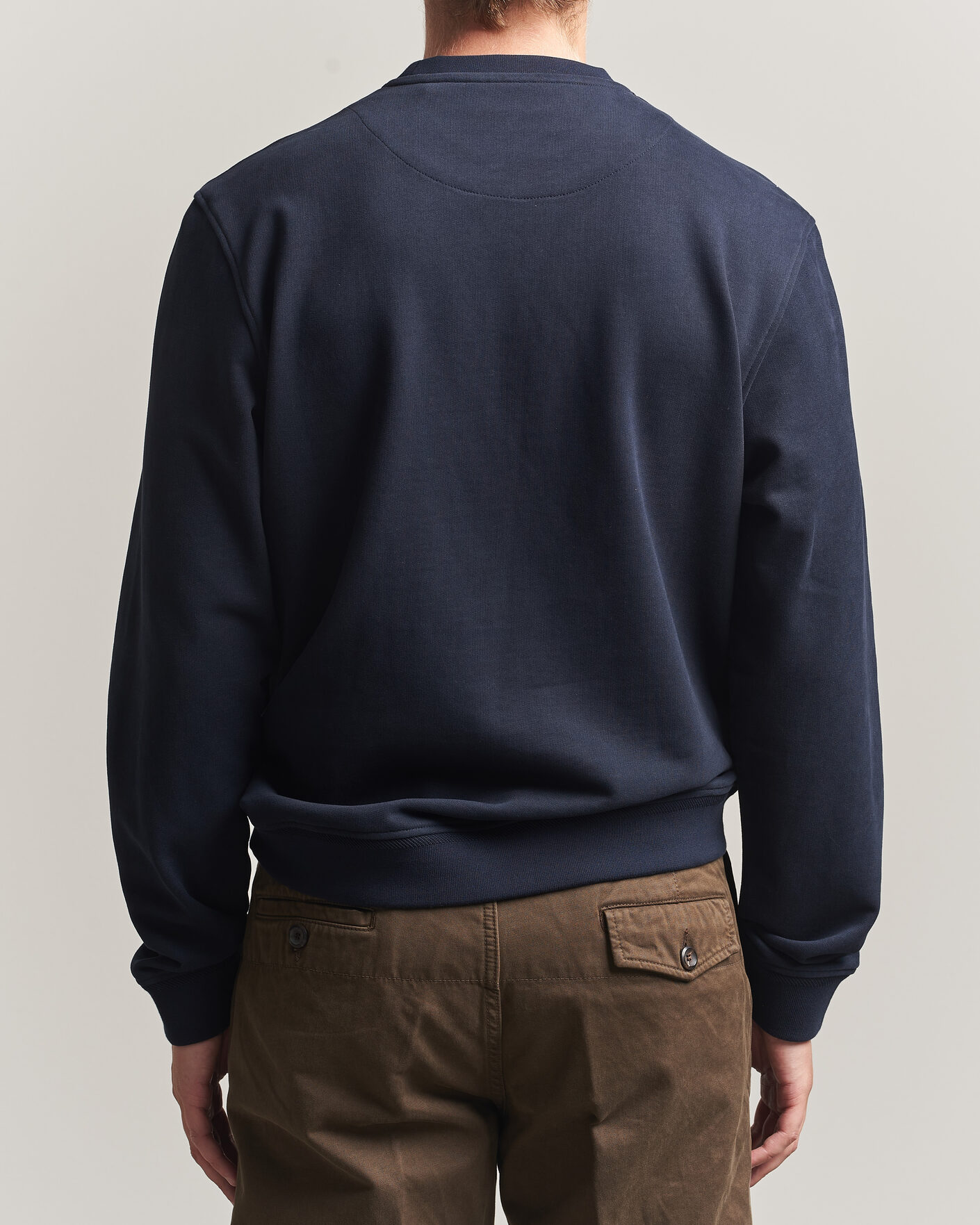 Hombres | Jerséis y prendas de punto | Belstaff | Signature Crew Neck Sweatshirt Dark Ink